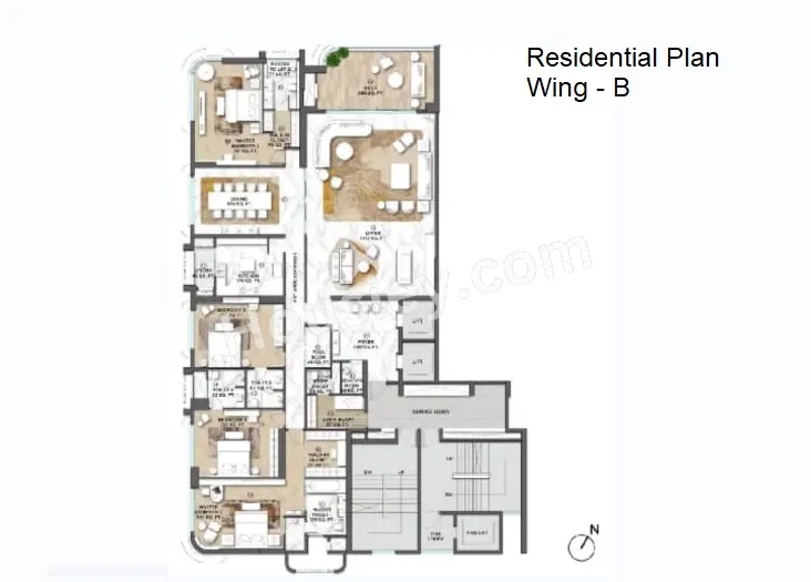 Lodha Cullinan Versova Floor plan 2