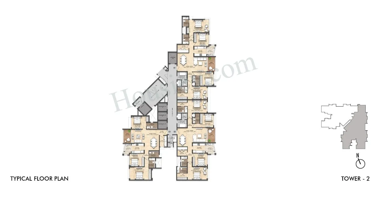 Lodha Divino Floor plan 2