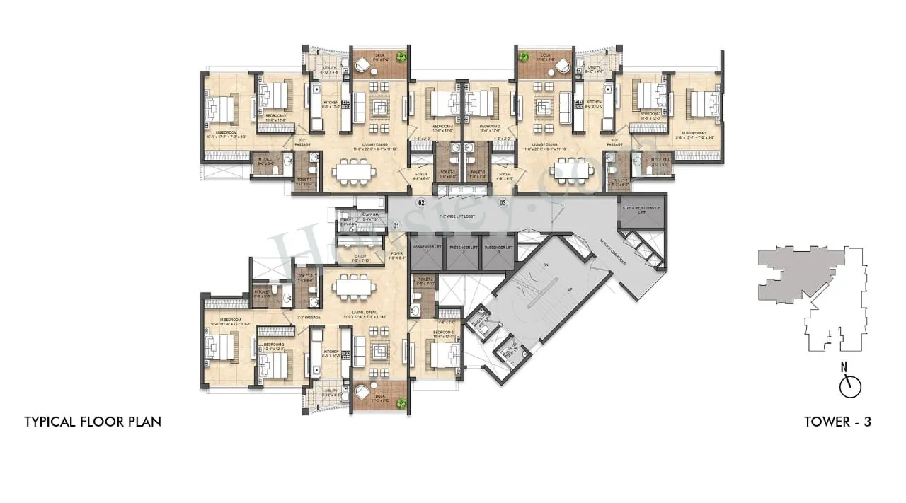 Lodha Divino Floor plan 3