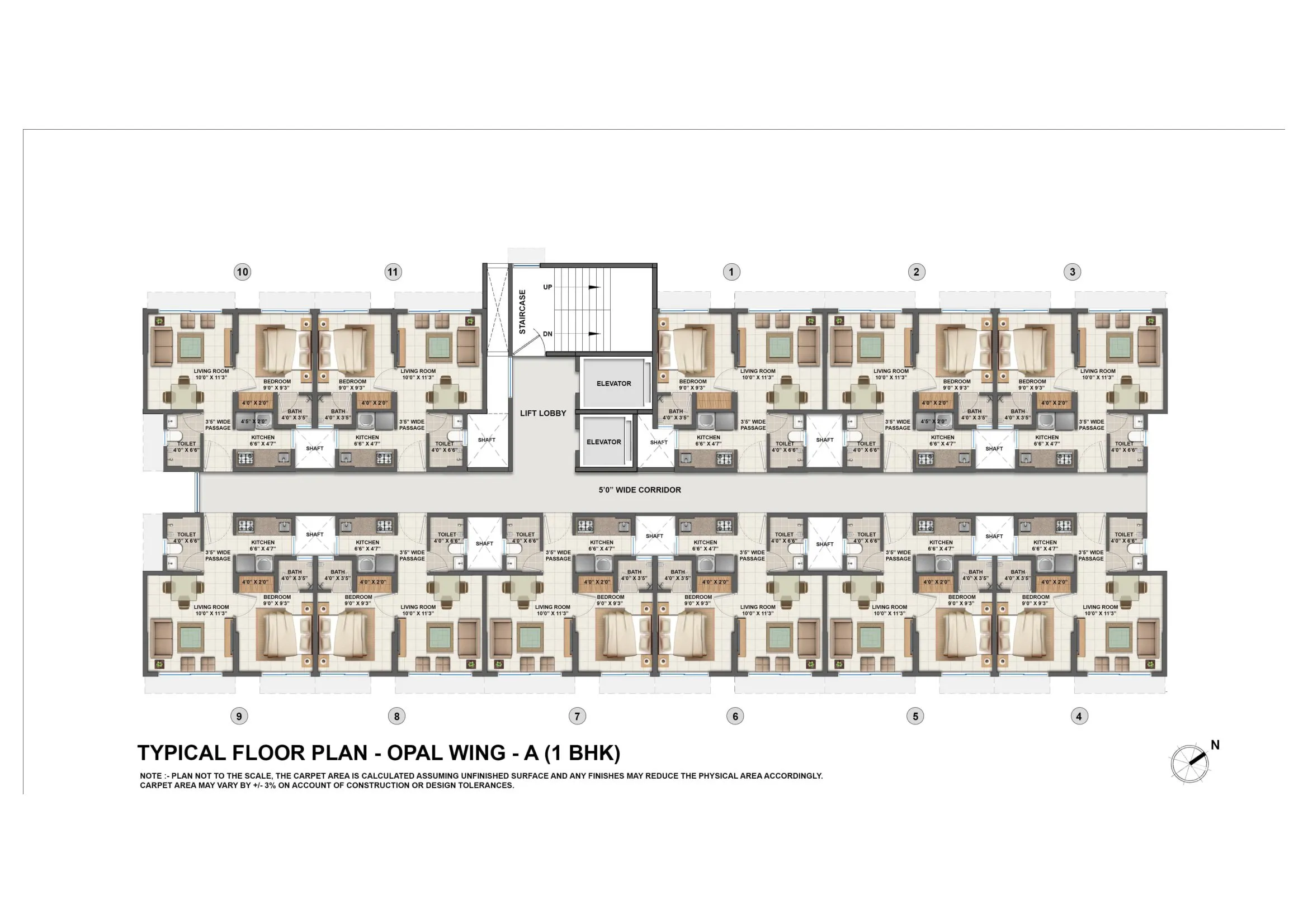 Lodha Crown Manpada Floor plan 4
