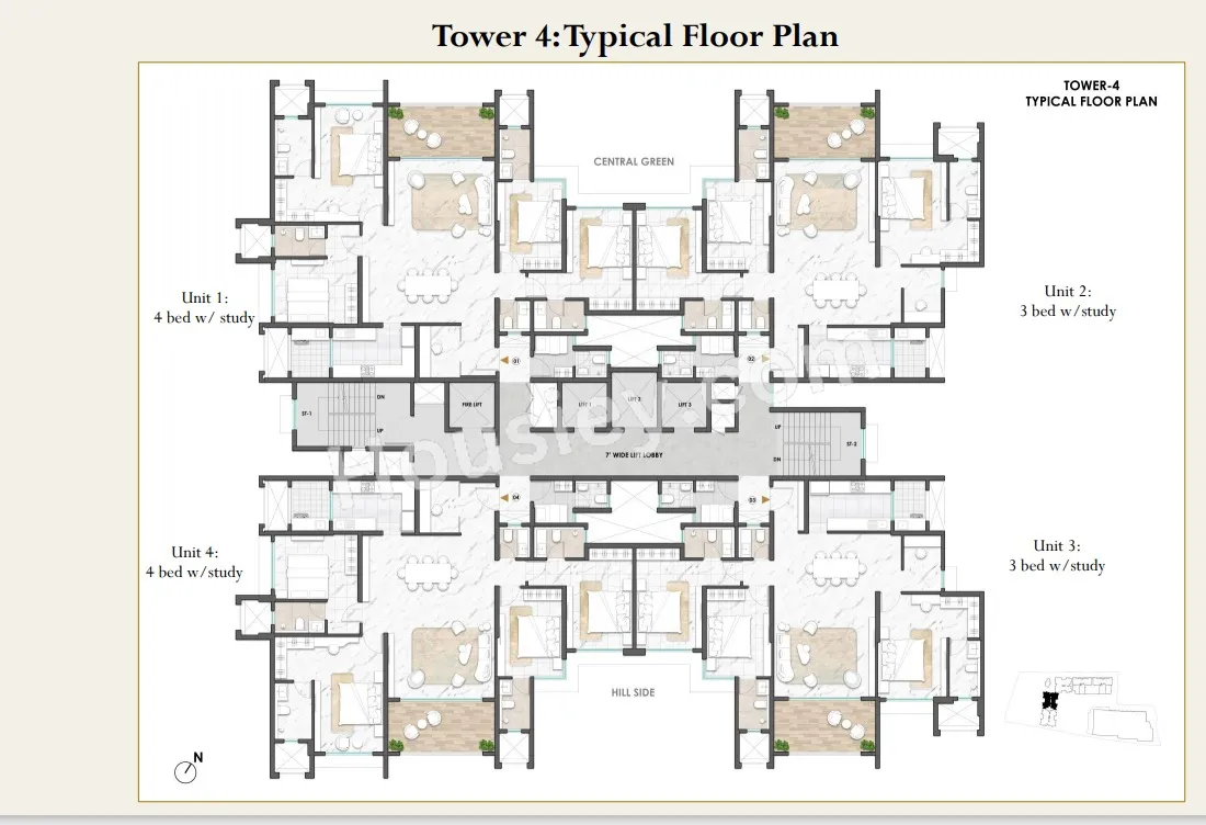 Lodha Massimo Floor Plan