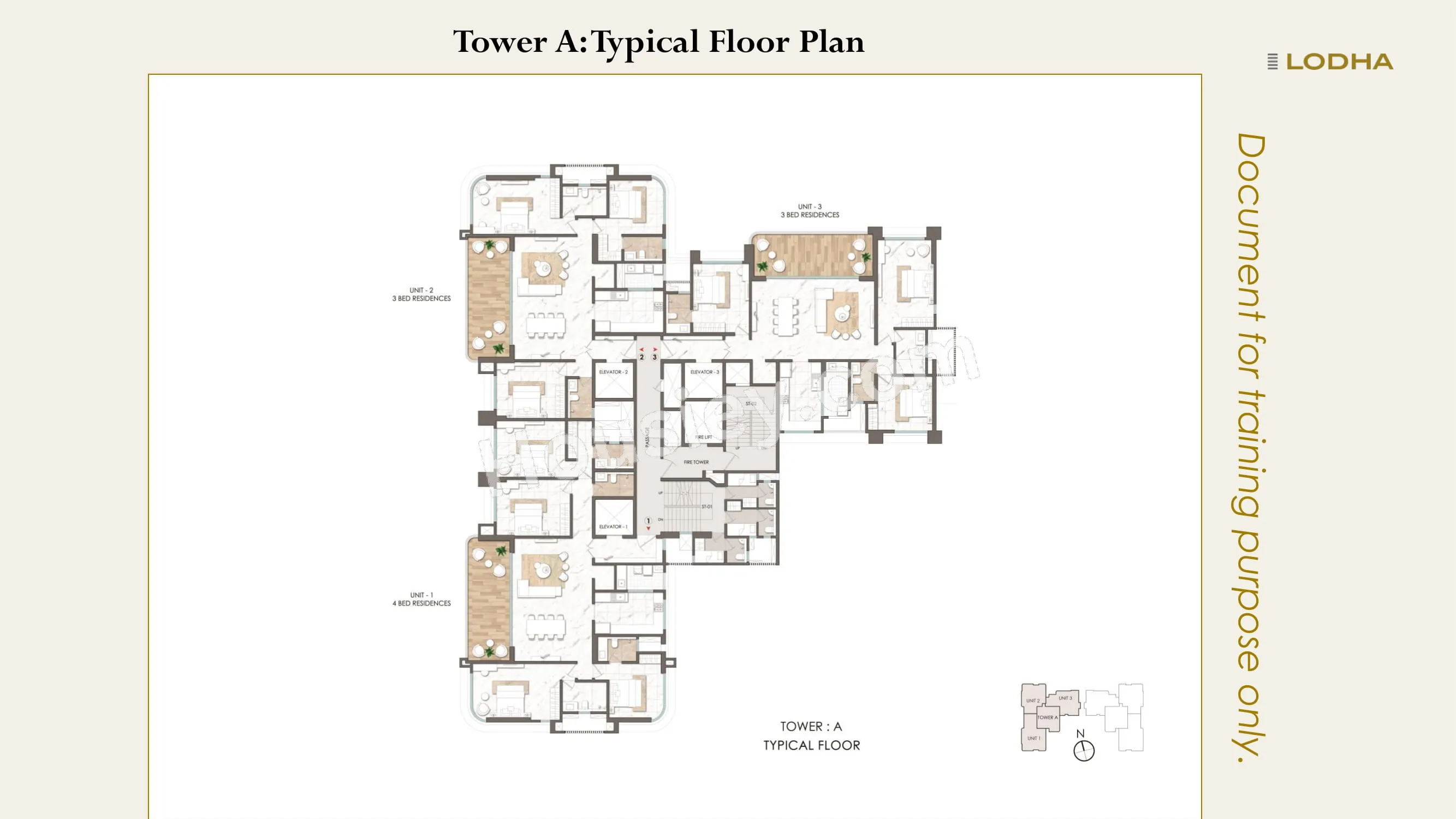 Lodha Palais Floor plan 1