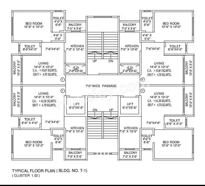 Lodha Panacea Floor plan 1