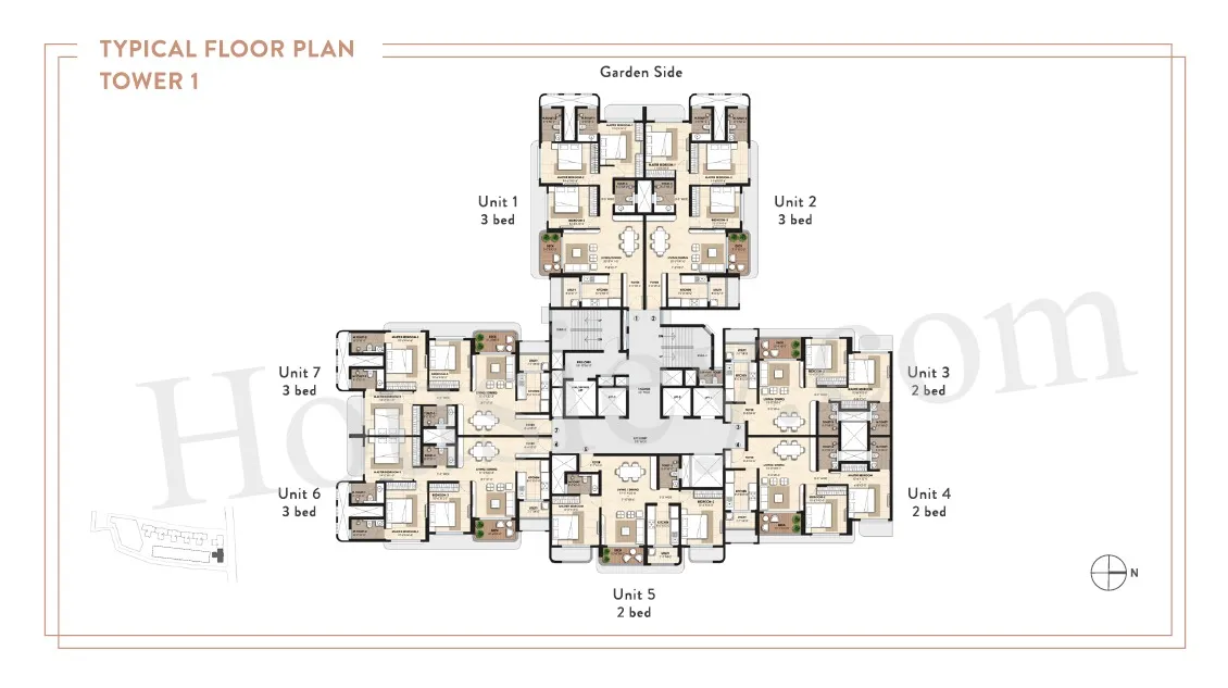 Lodha Panache Floor plan 1