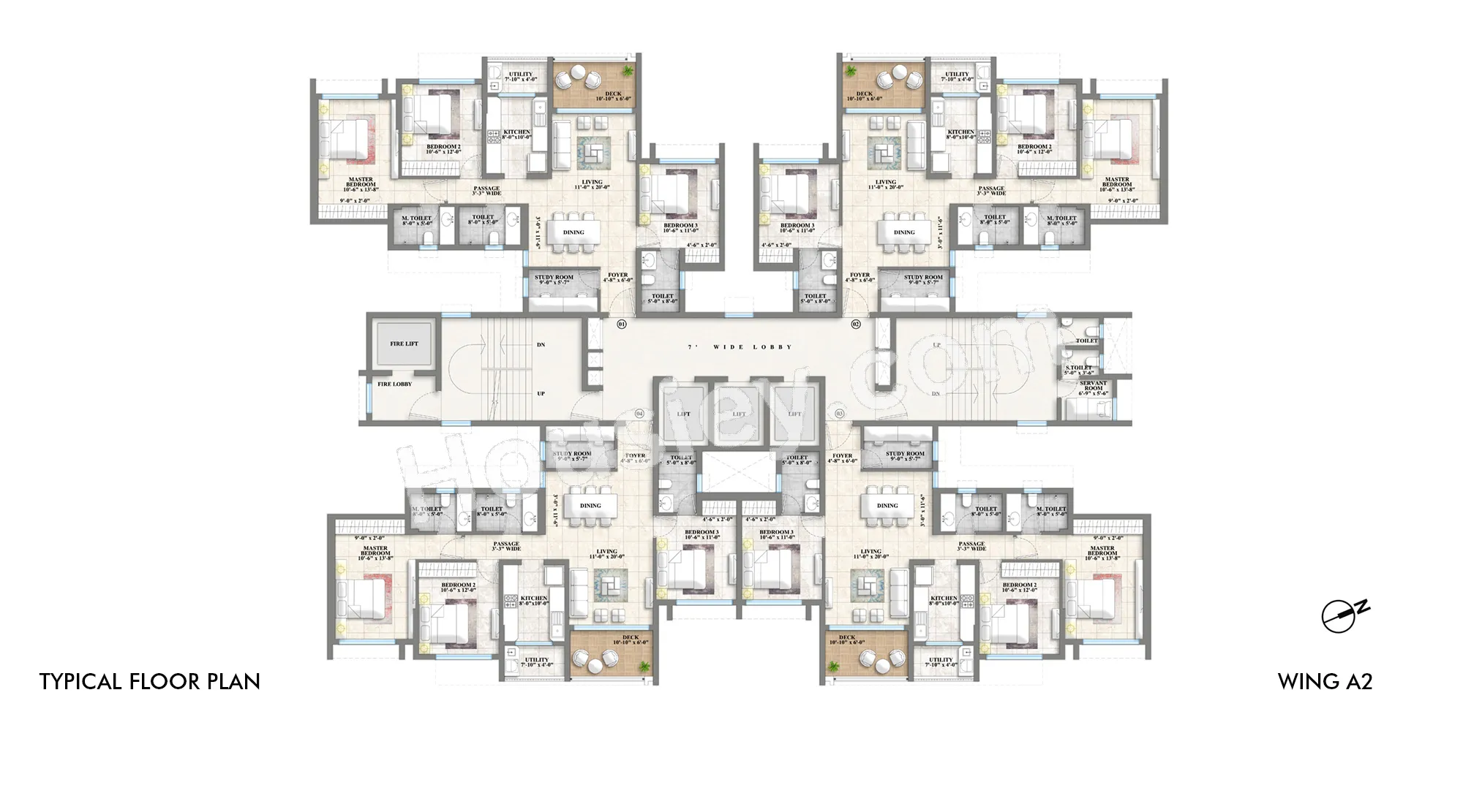 Lodha Riservo Floor plan 2