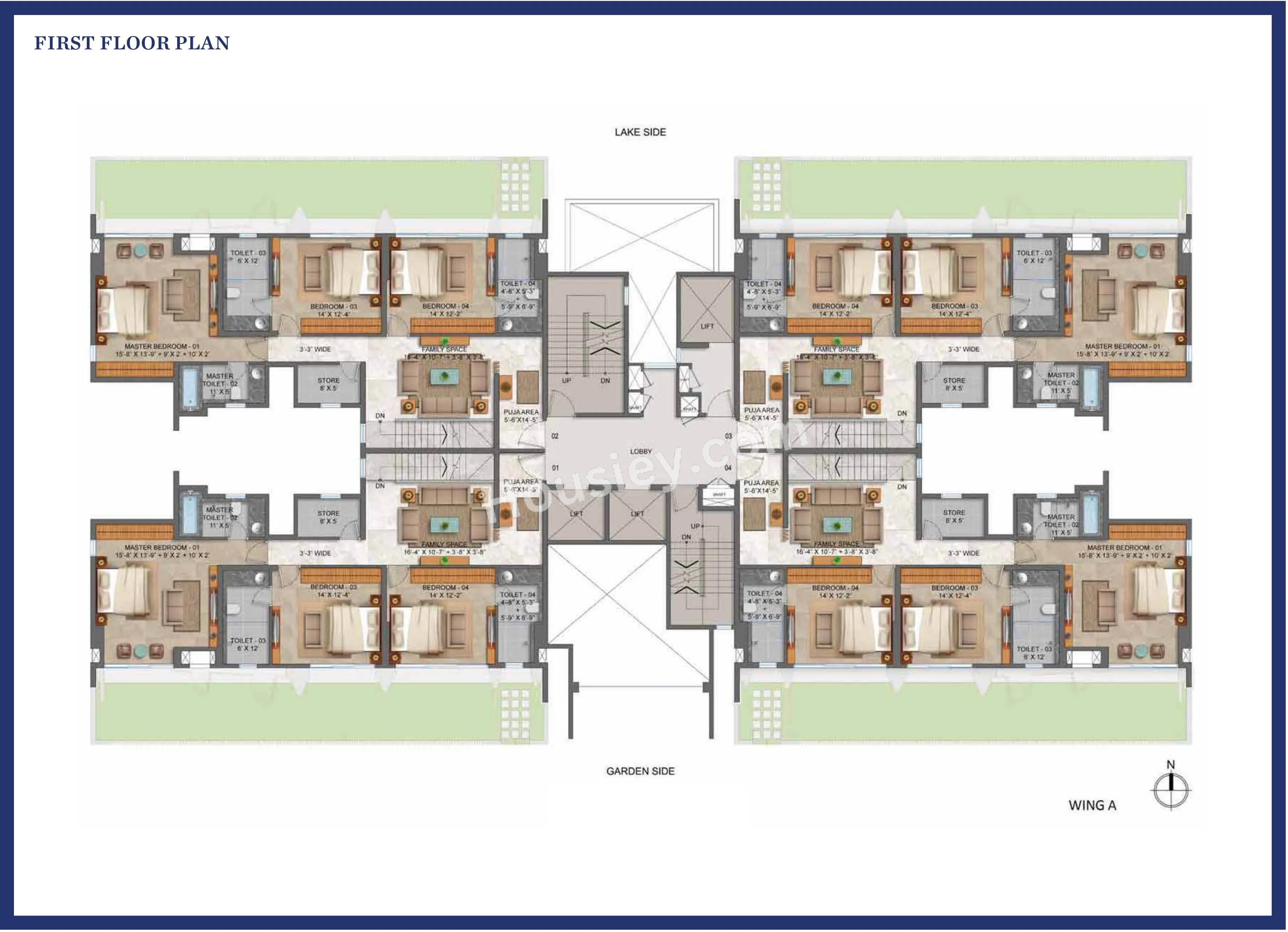 Lodha Serenity Floor plan 1