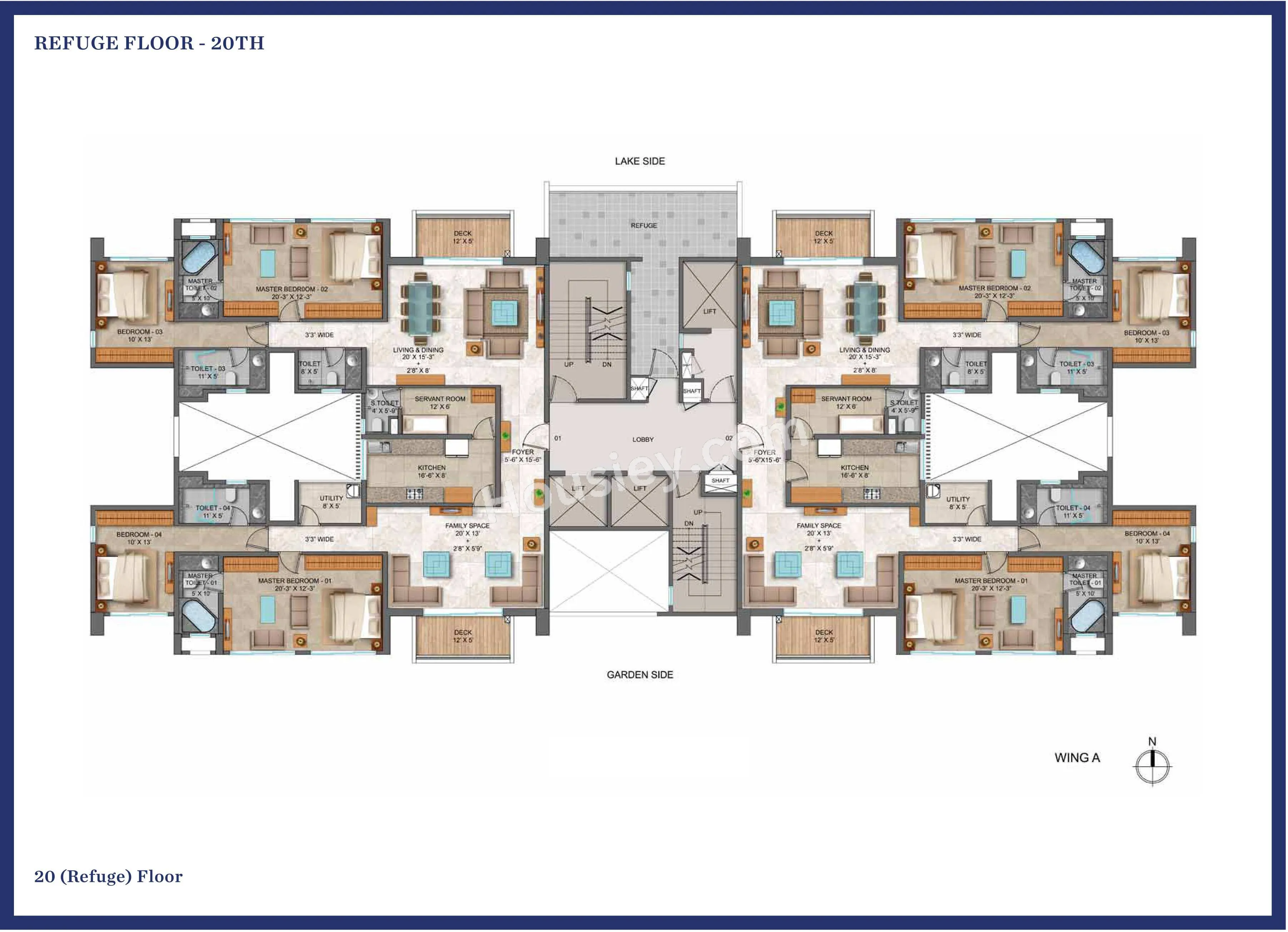 Lodha Serenity Floor plan 3