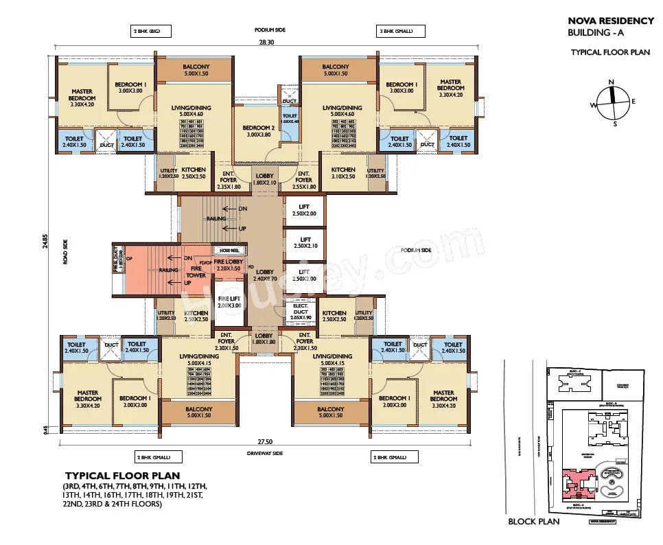 Magarpatta Nova Residency Floor plan 1
