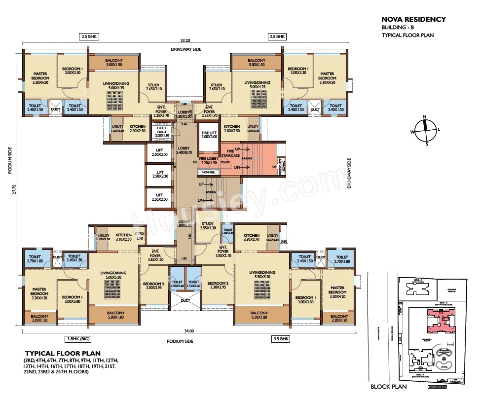 Magarpatta Nova Residency Floor plan 2