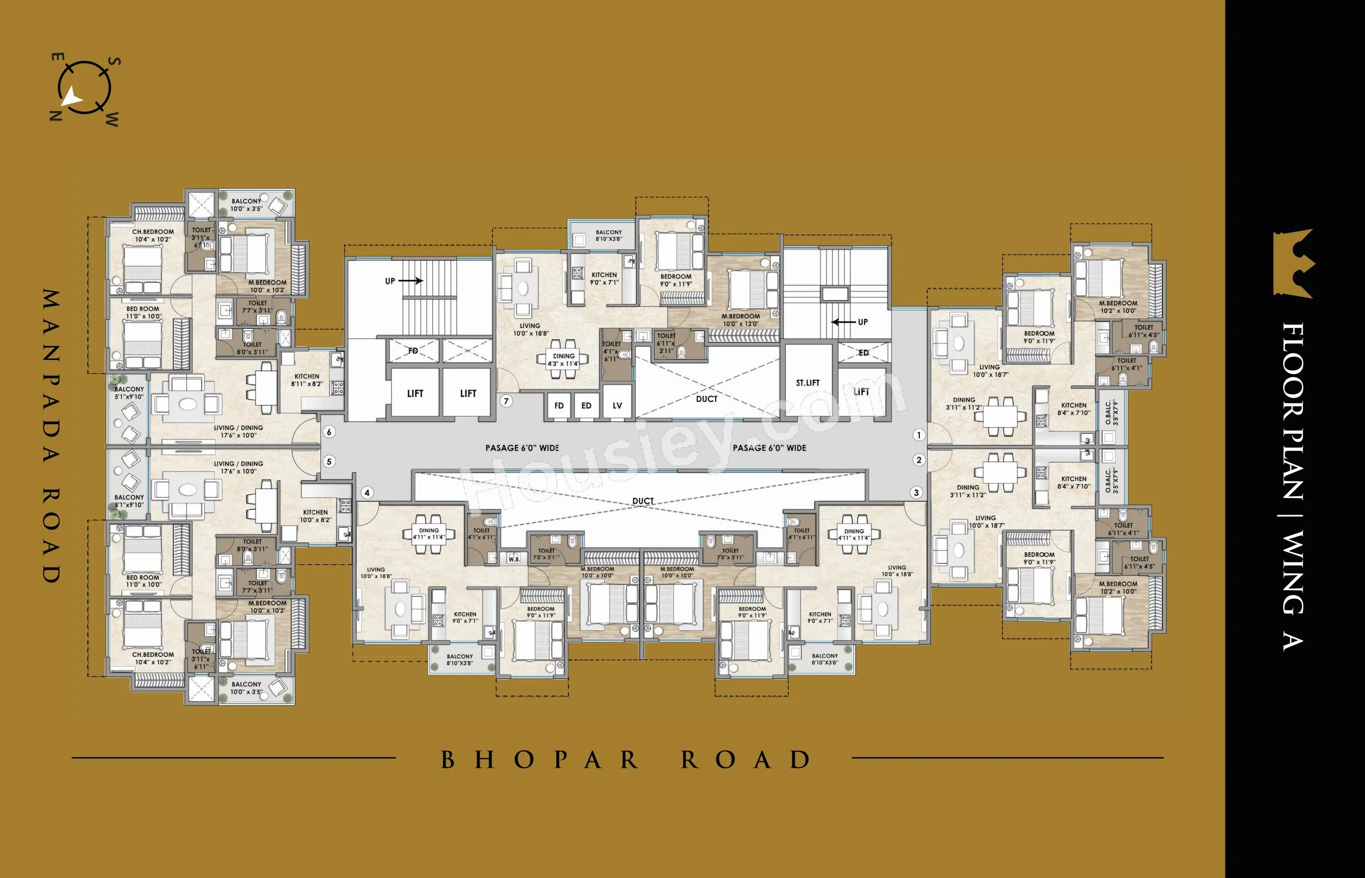 Mahaavir Pride Floor plan 1