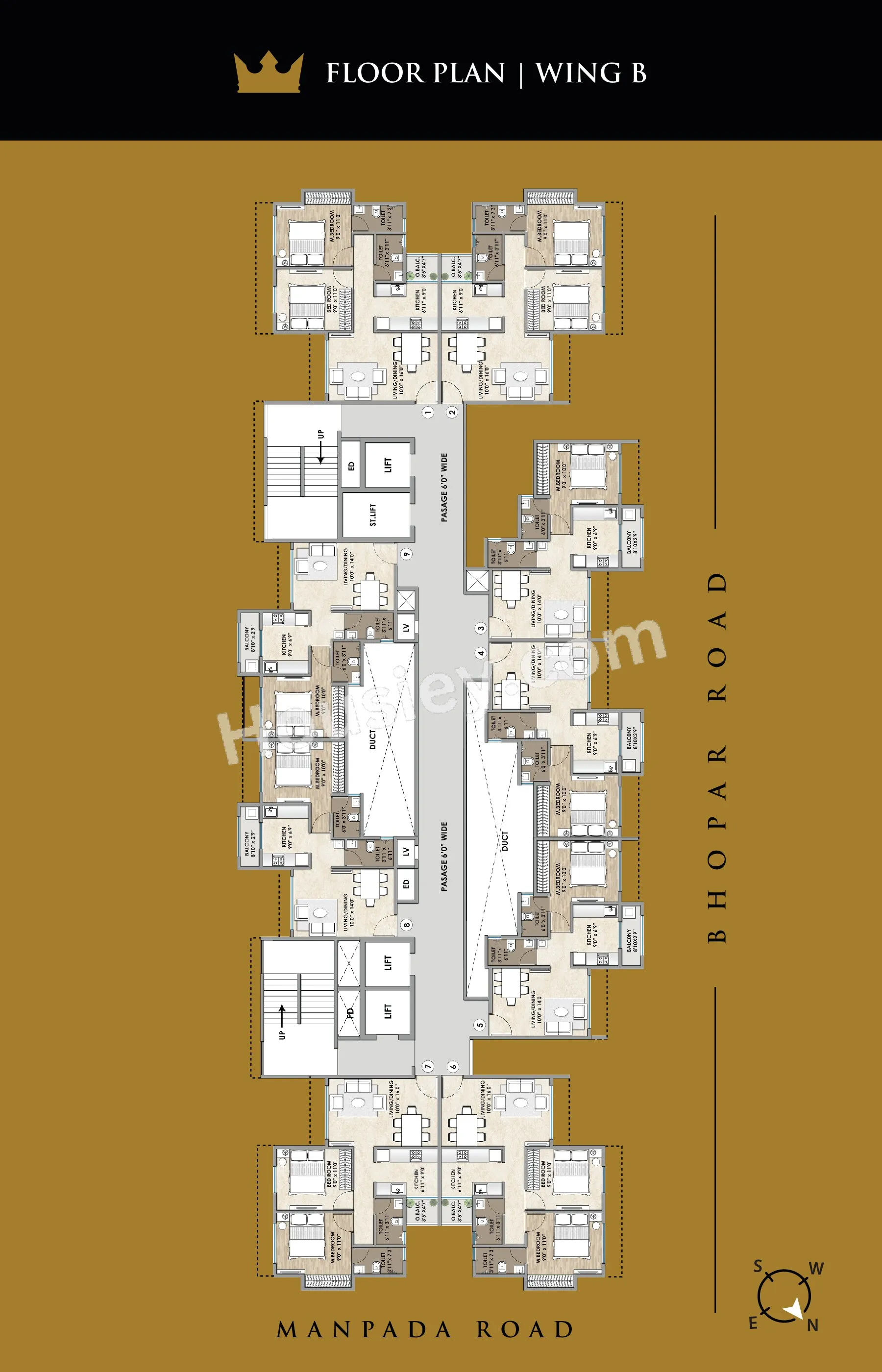Mahaavir Pride Floor plan 2