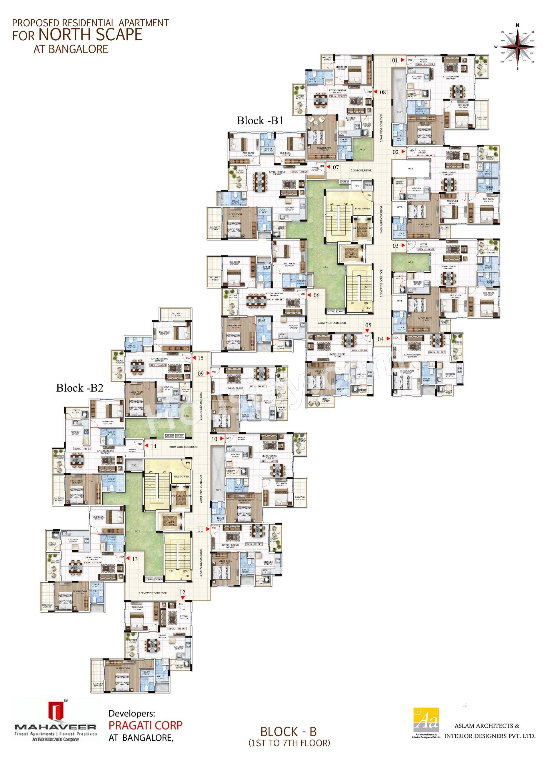Mahaveer Northscape Floor plan 3