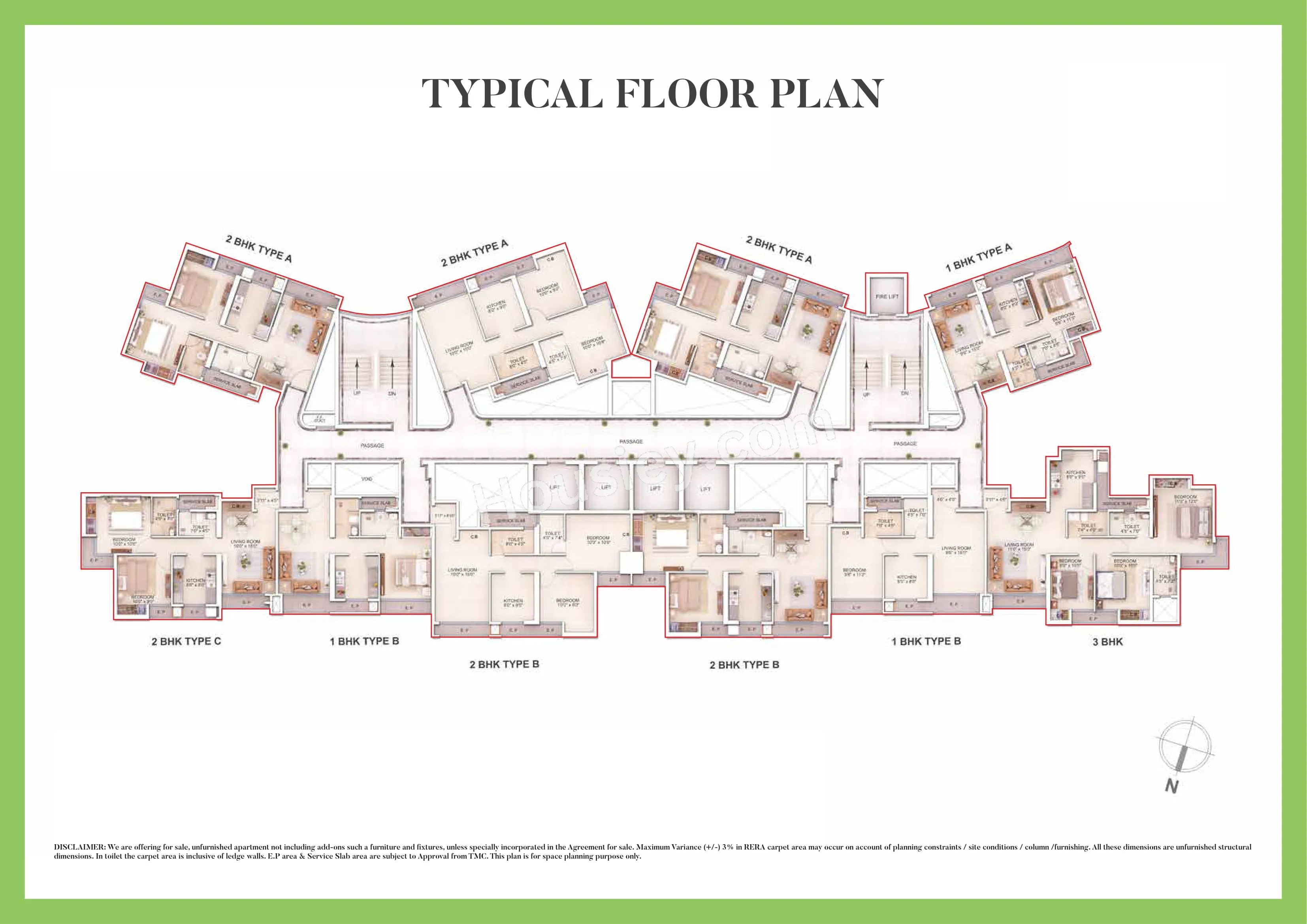 Mahavir Spring Daffodil Floor plan 4