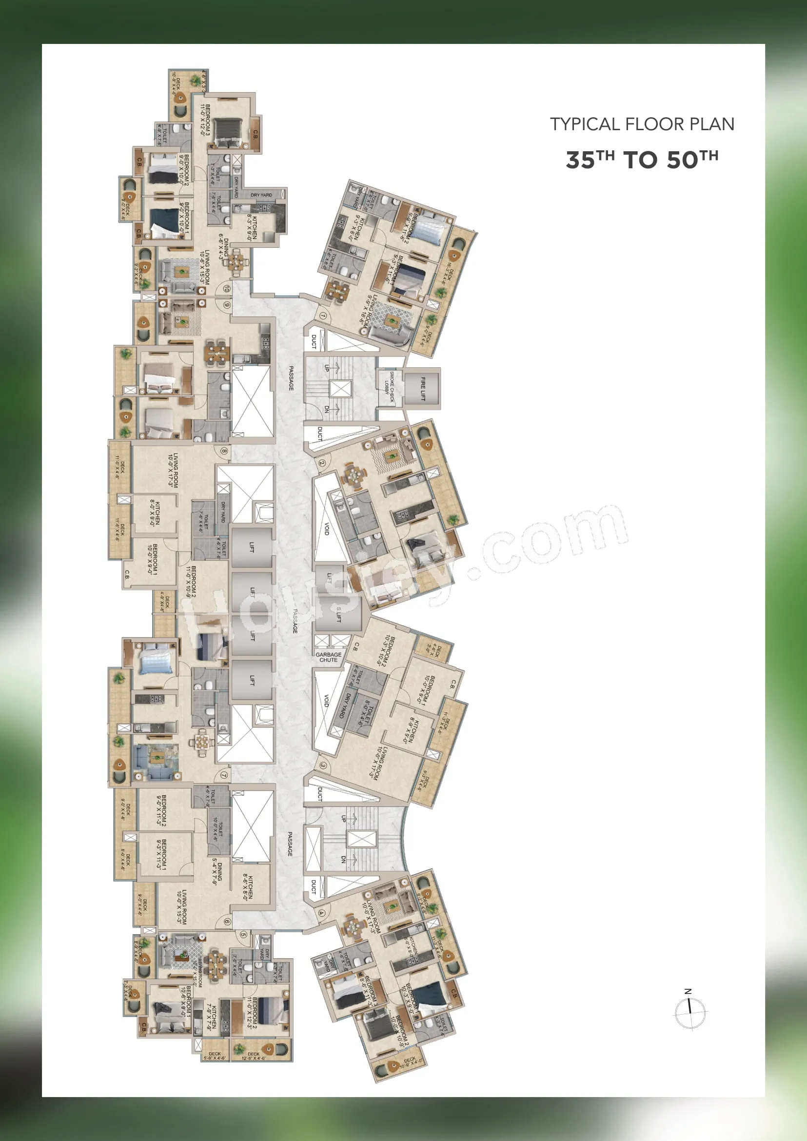 Mahavir Spring Daffodil Floor plan 5