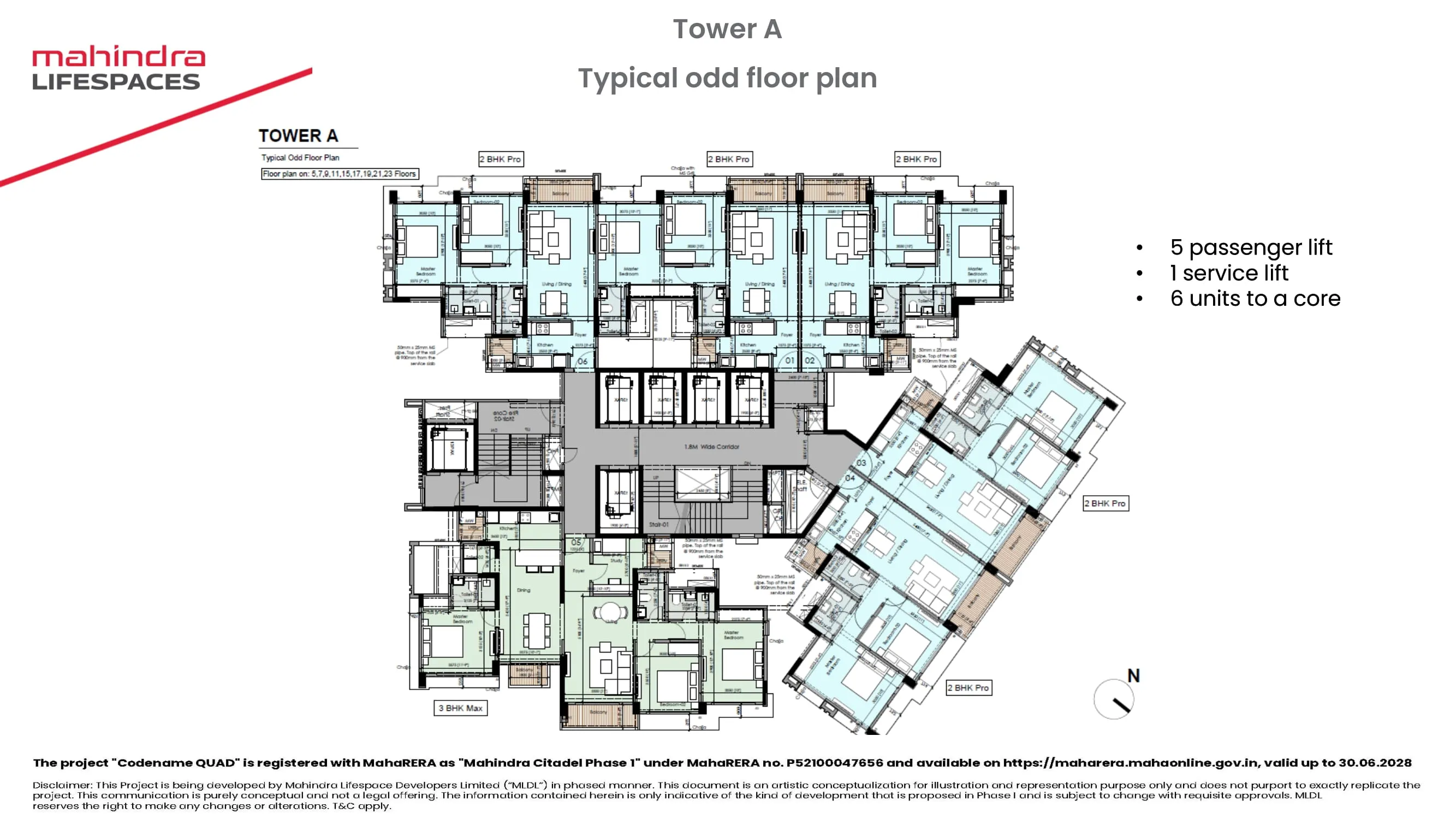 Mahindra Citadel Floor plan 2