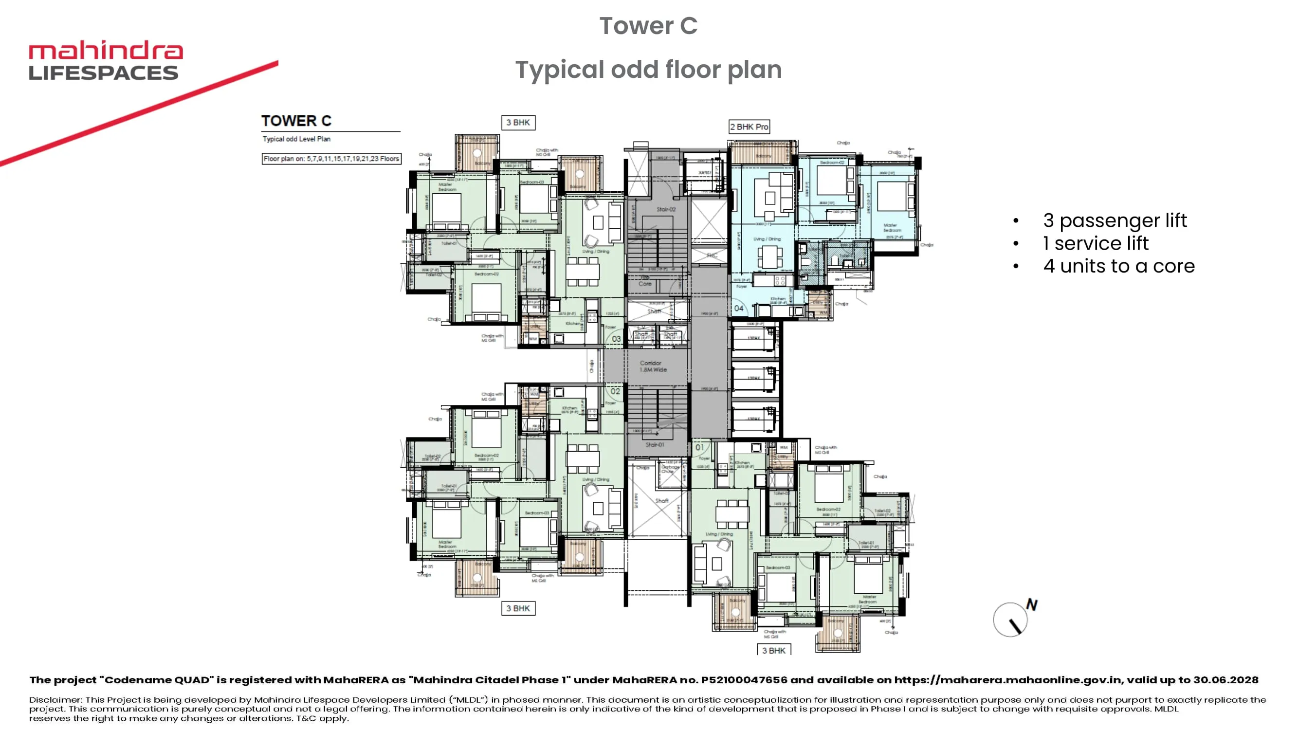 Mahindra Citadel Floor plan 5