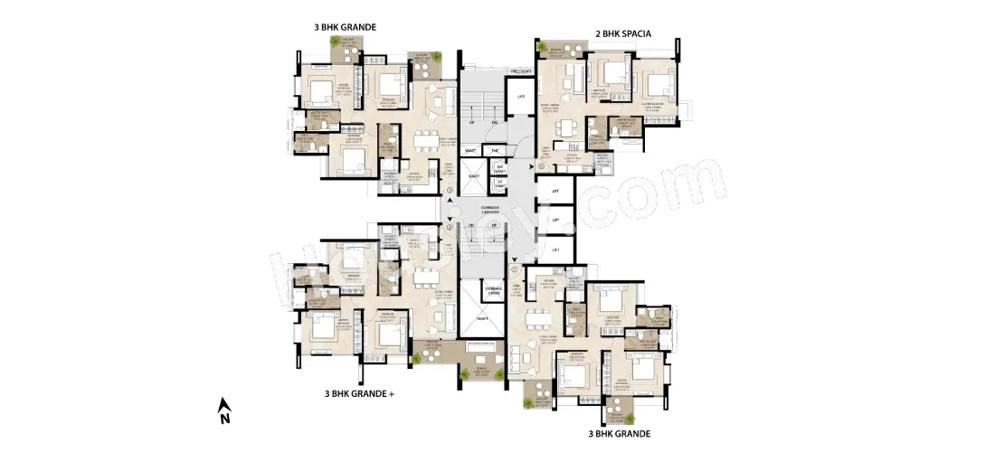 Mahindra Nestalgia Floor plan 1
