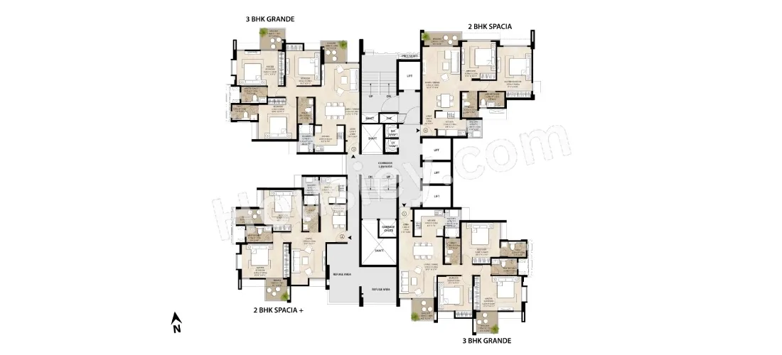 Mahindra Nestalgia Floor plan 2