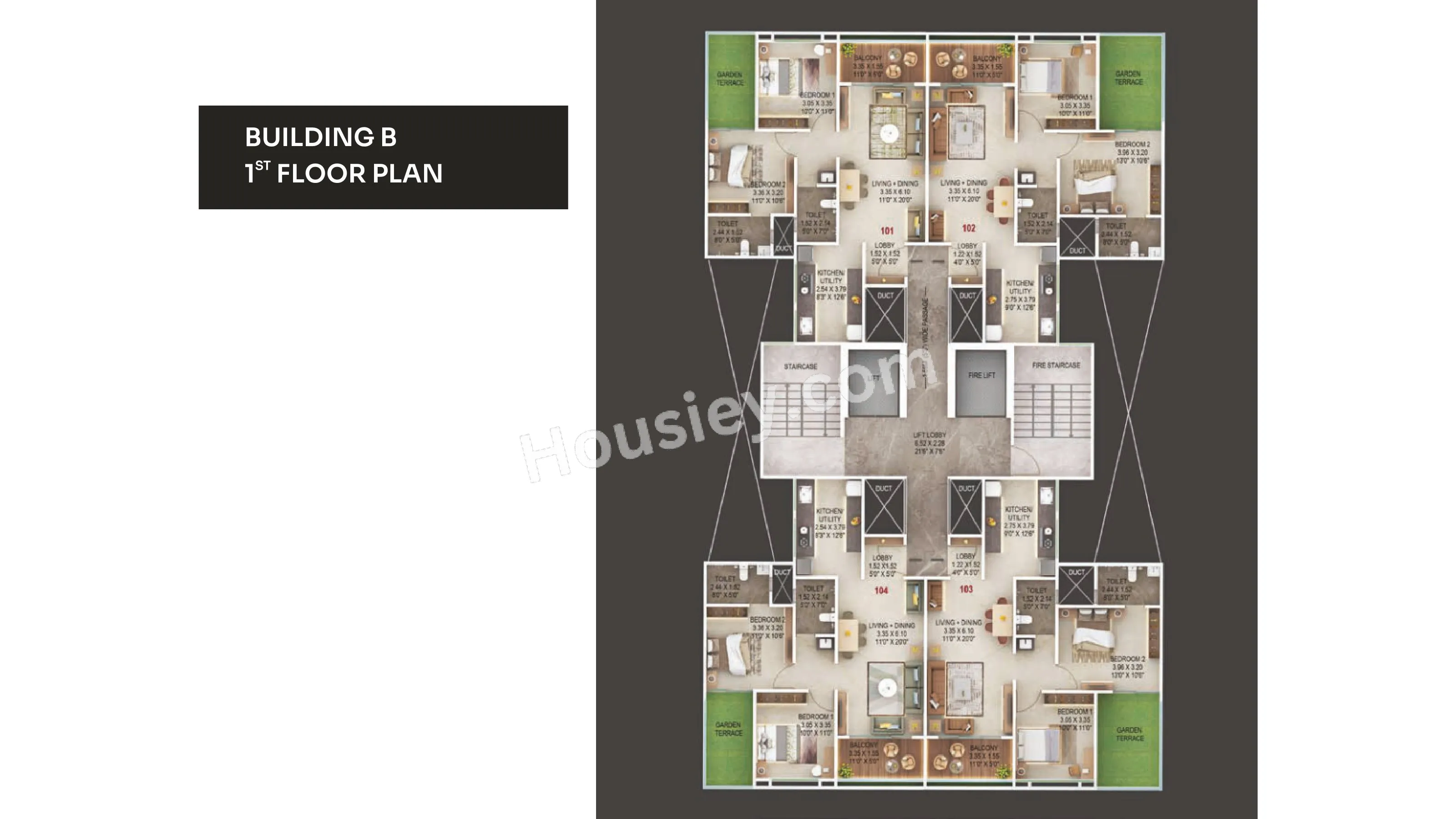 Majestique Aravali Floor plan 4
