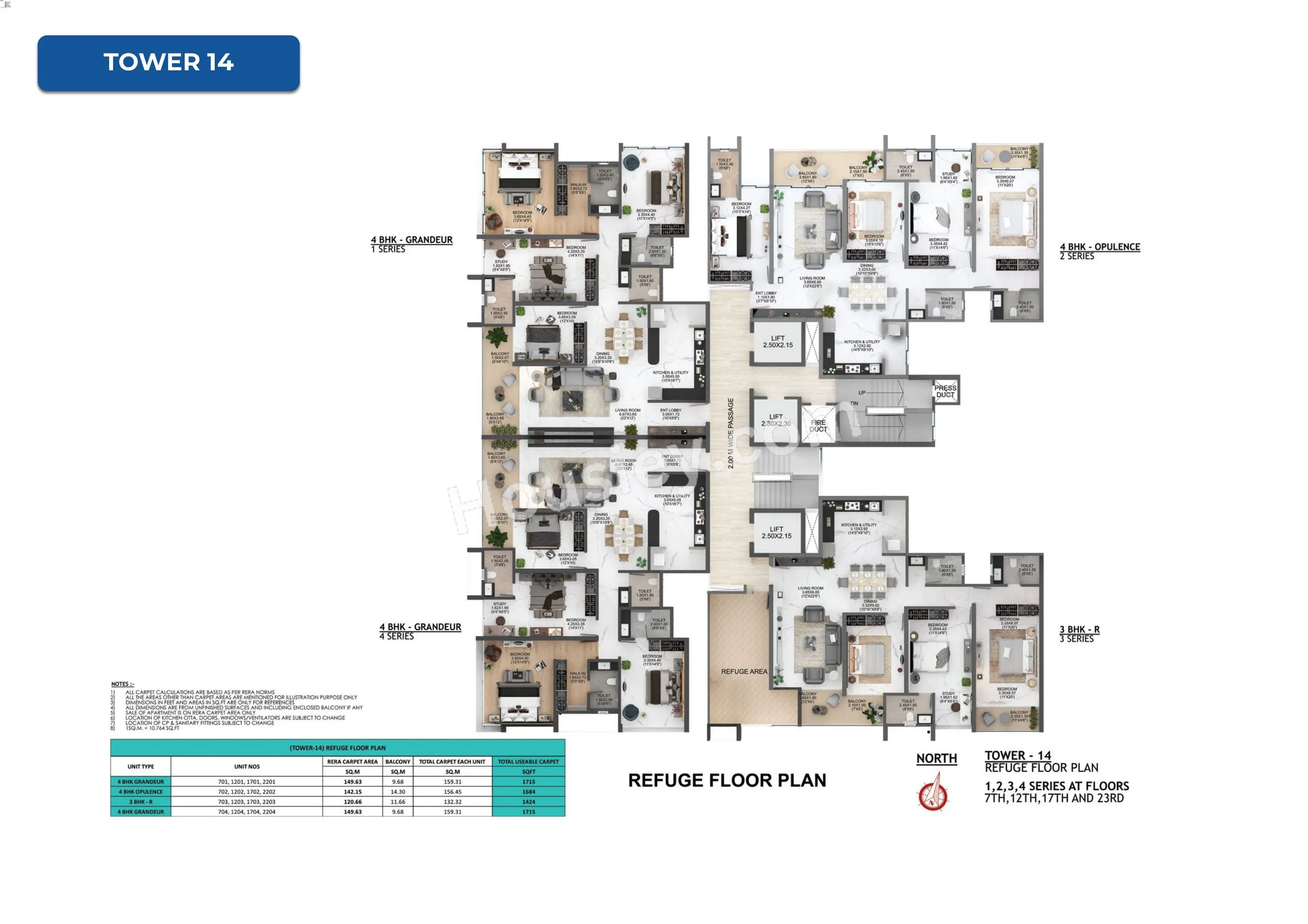 Majestique Evolvus Floor plan 16