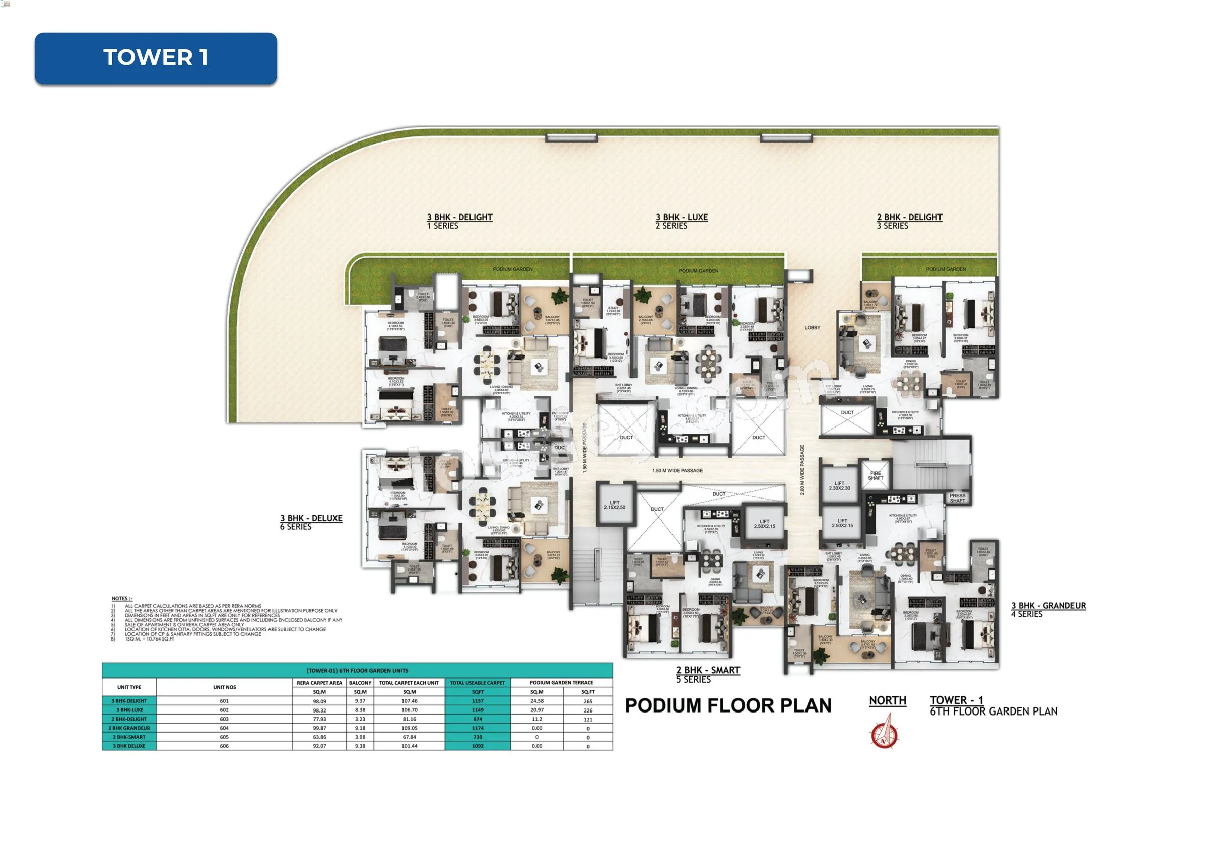 Majestique Evolvus Floor plan 1