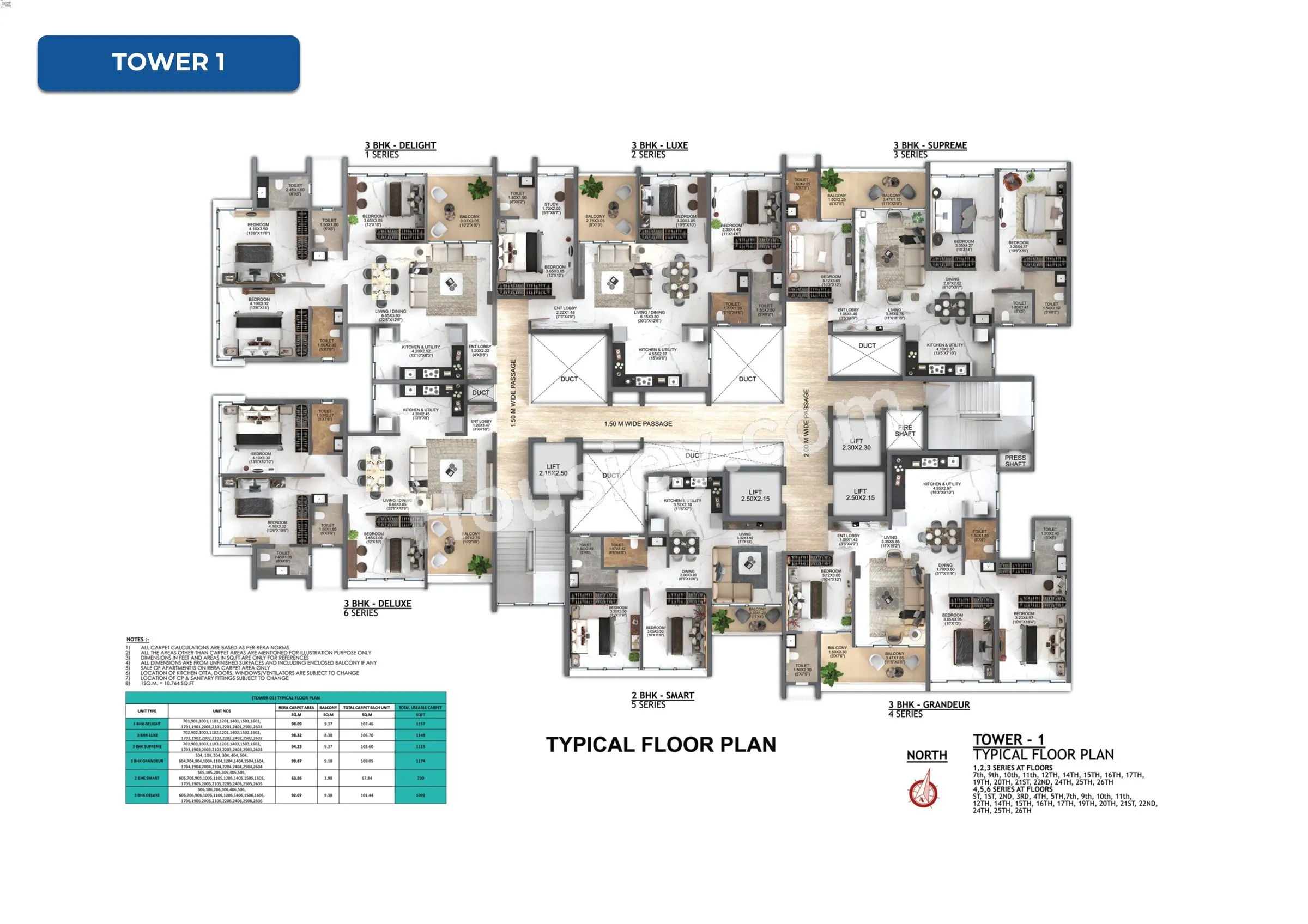 Majestique Evolvus Floor plan 3