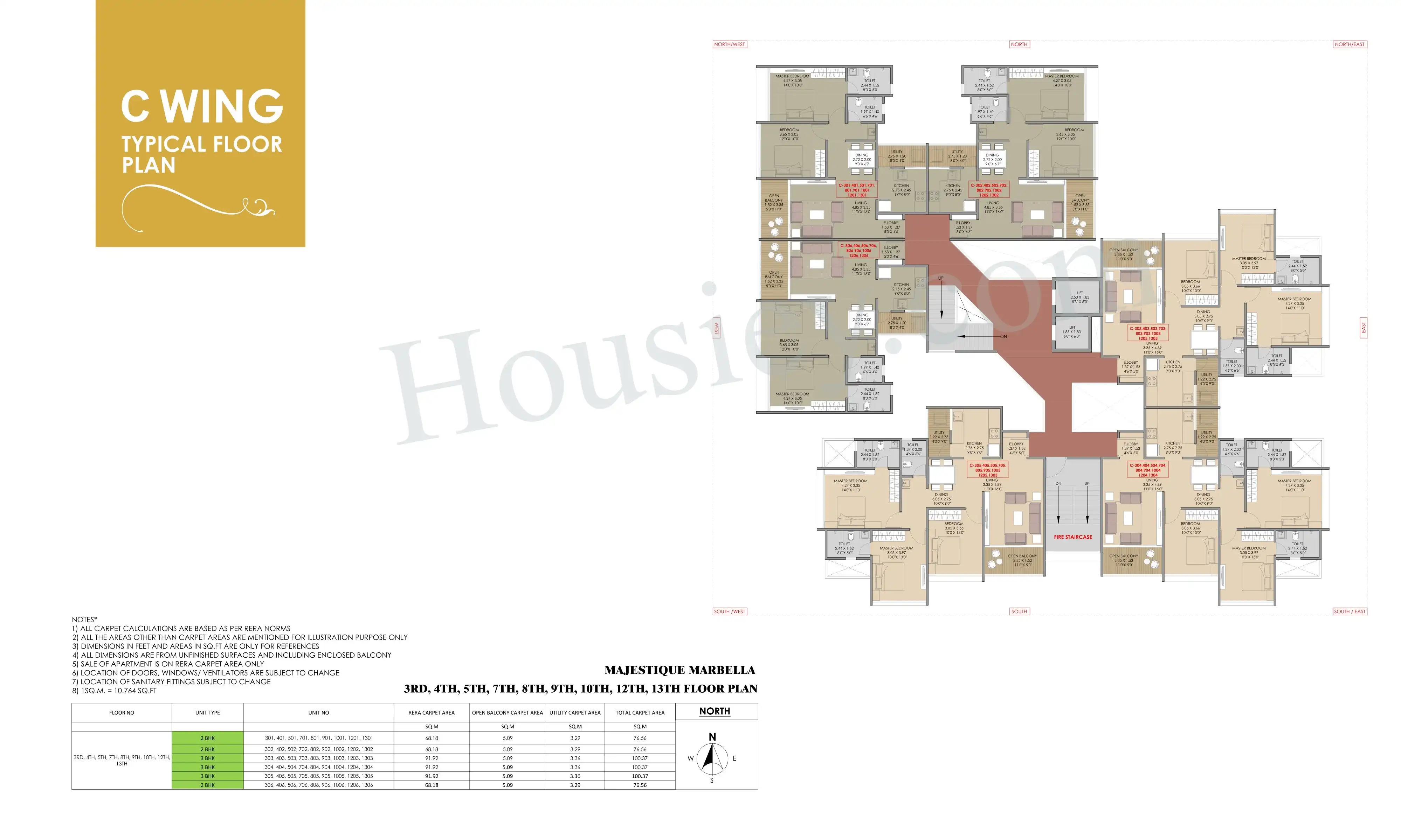 Majestique Marbella Floor plan 2