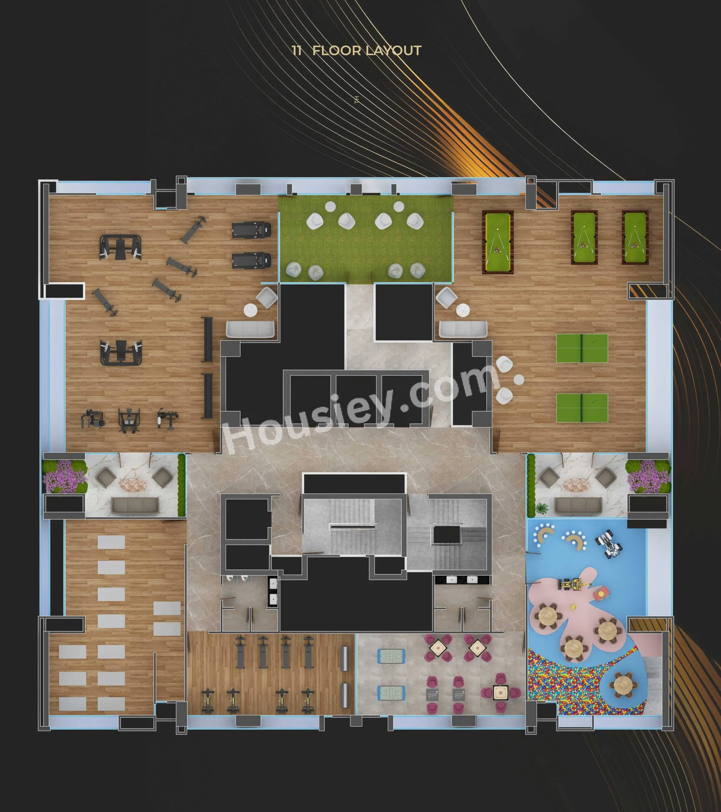 Majestique The Crown Floor plan 3
