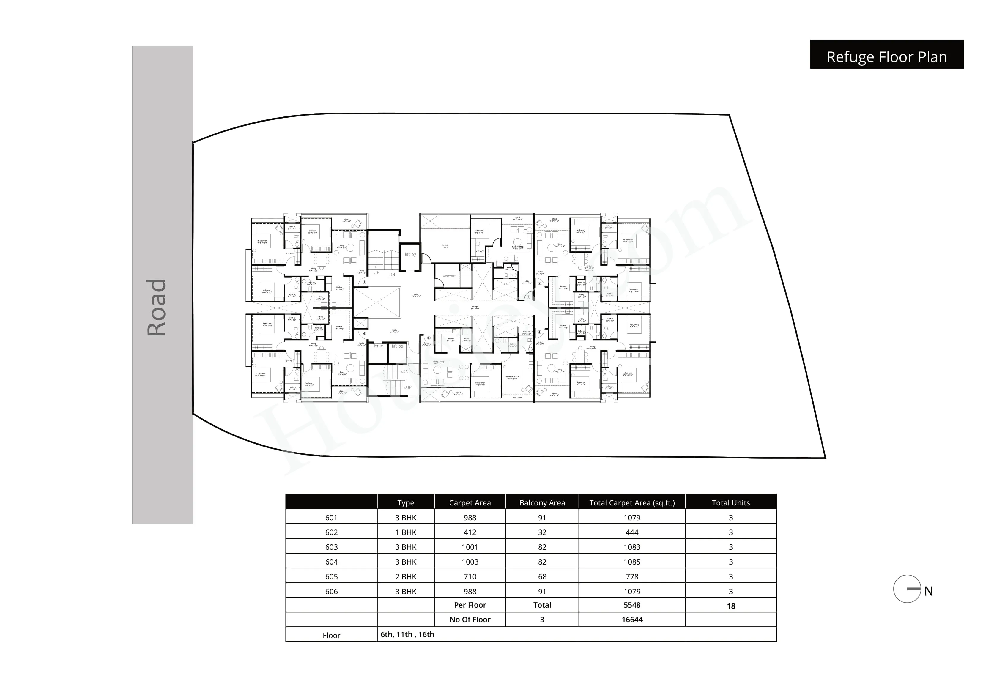 Manav La Moda Floor plan 1