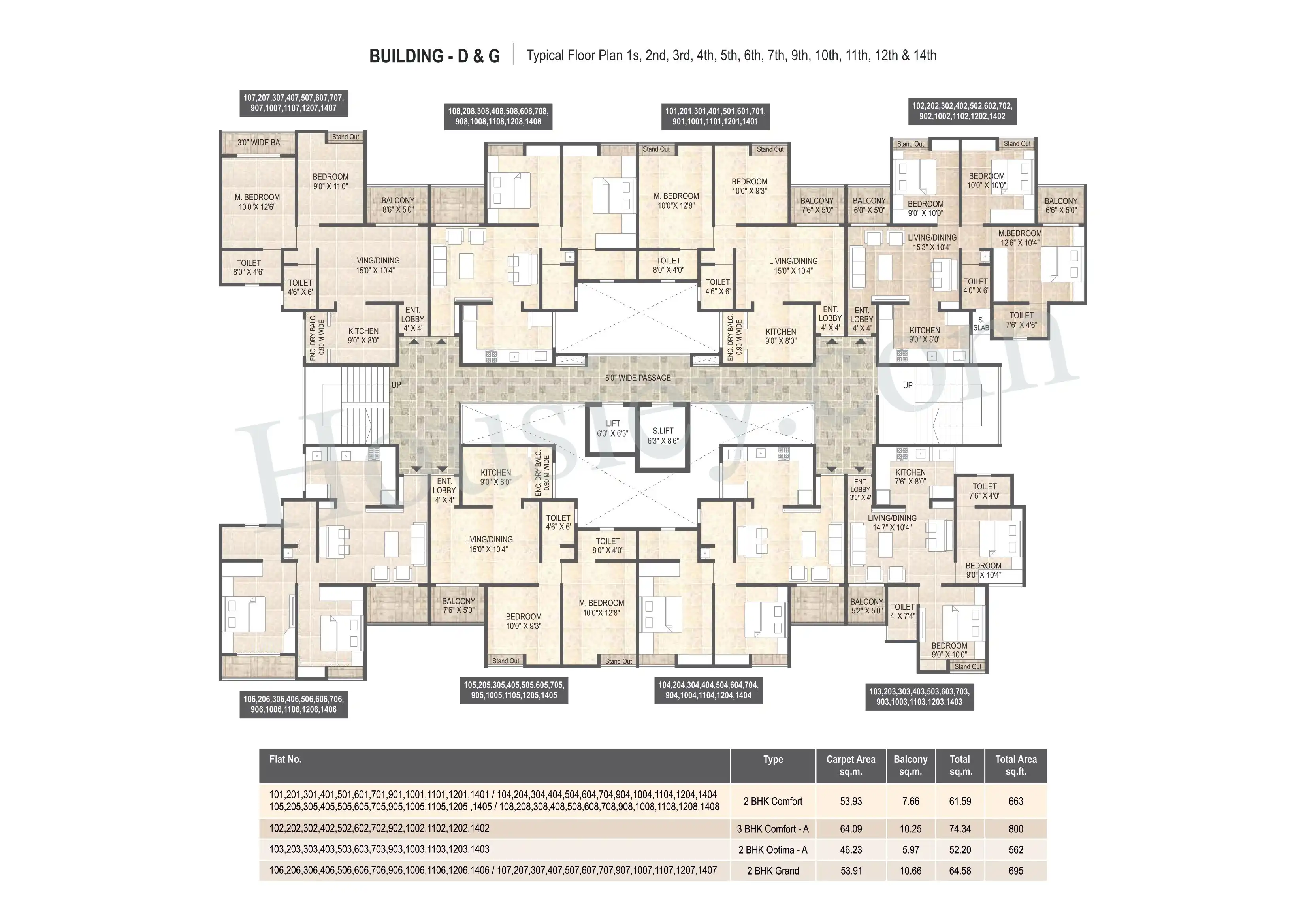 Mangalam Life Park Floor plan 3