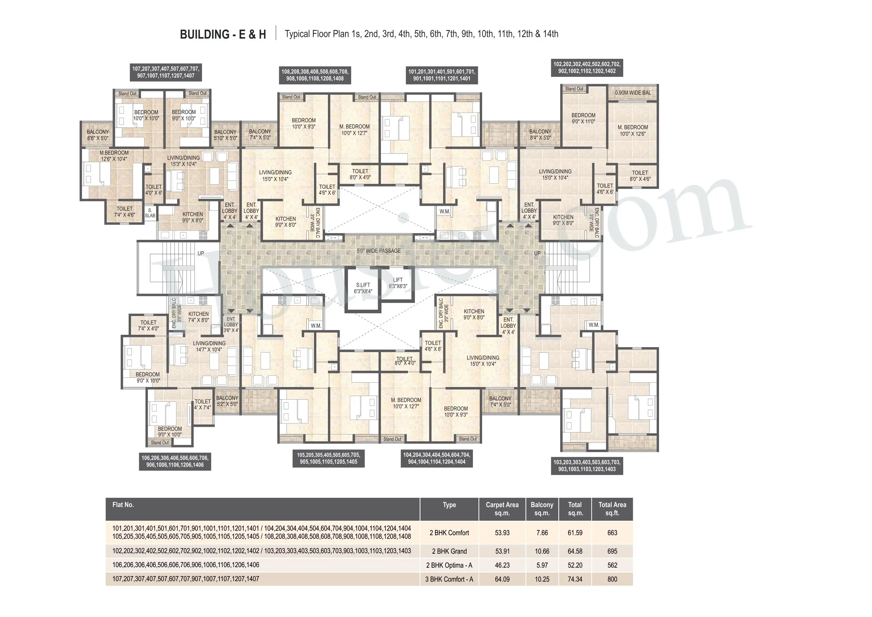 Mangalam Life Park Floor plan 4