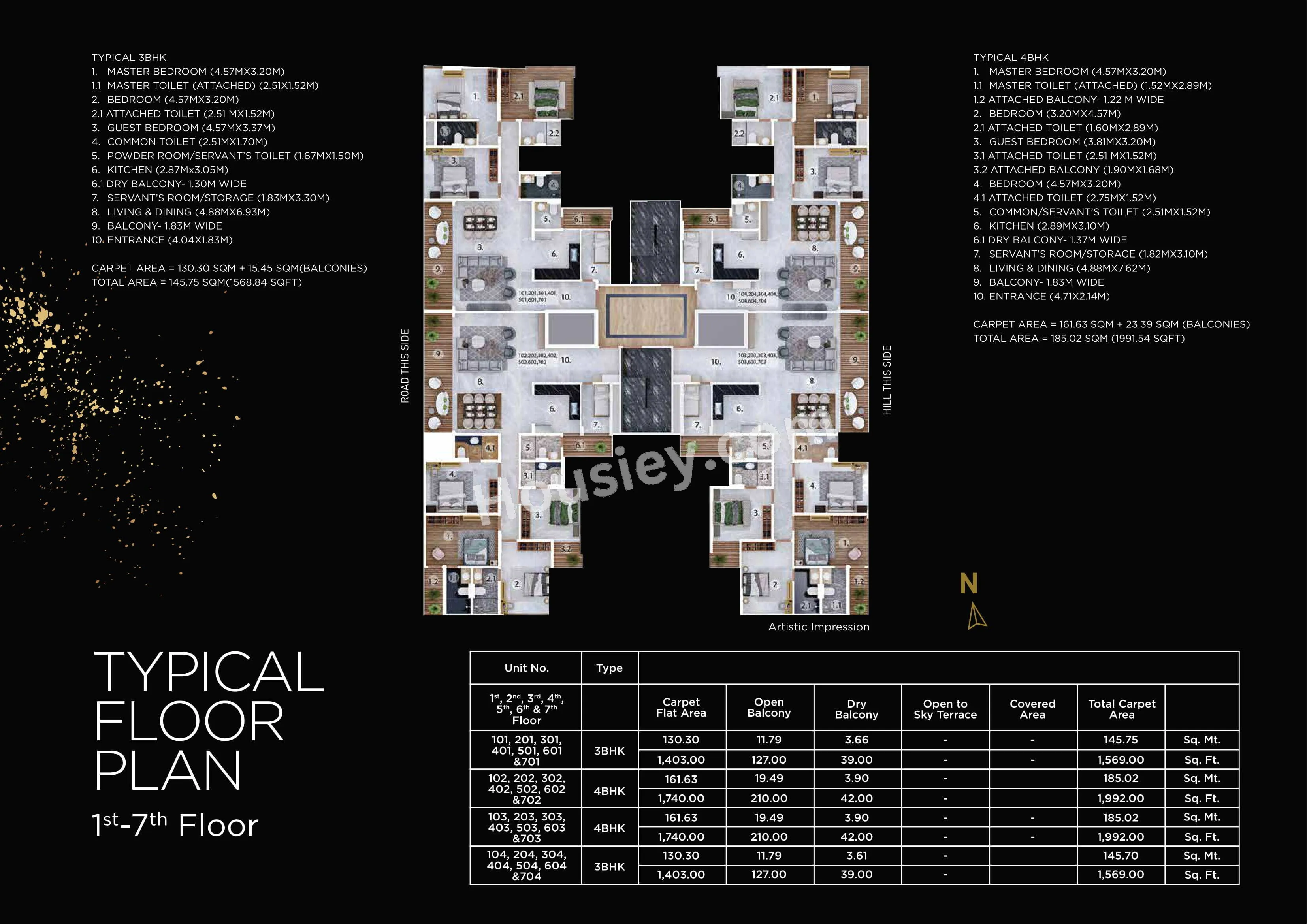 Manisha 64 Hills Bavdhan Floor plan 2