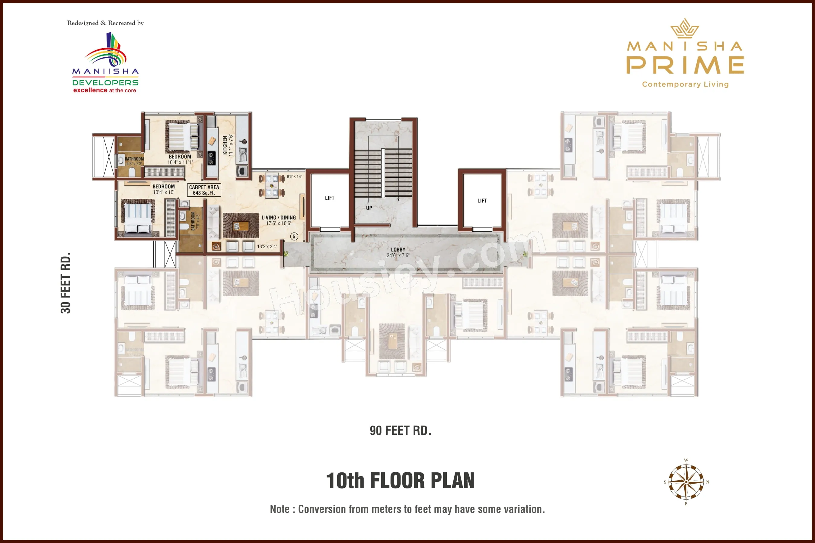 Manisha Prime Floor plan 1