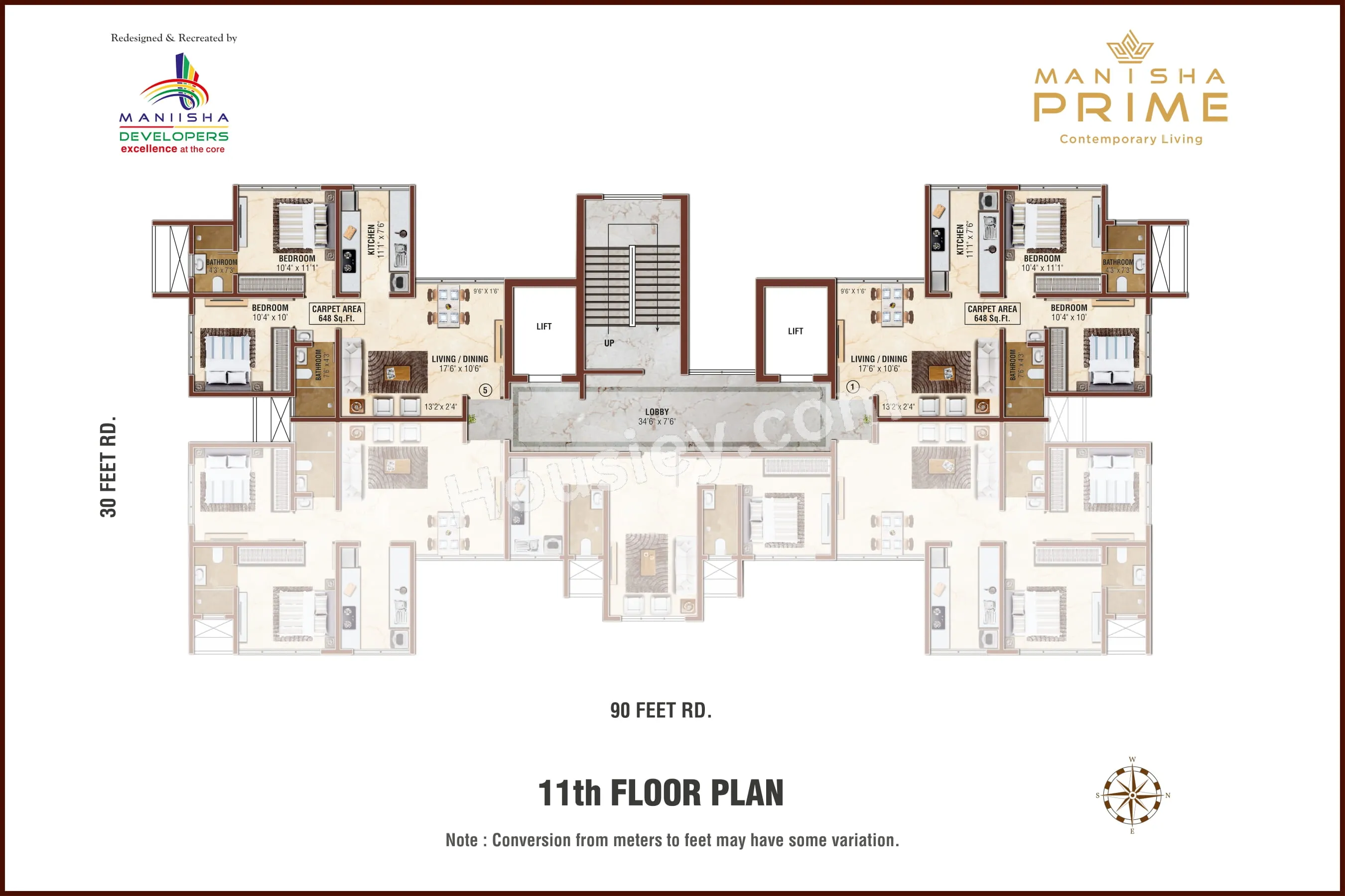Manisha Prime Floor plan 2