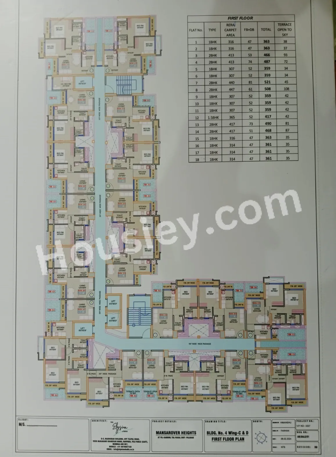 Mansarovar Ariana Floor Plan
