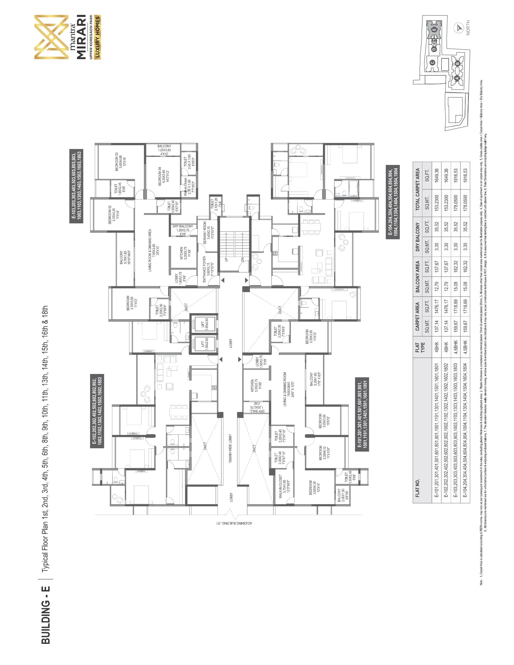 Mantra Mirari Floor plan 6