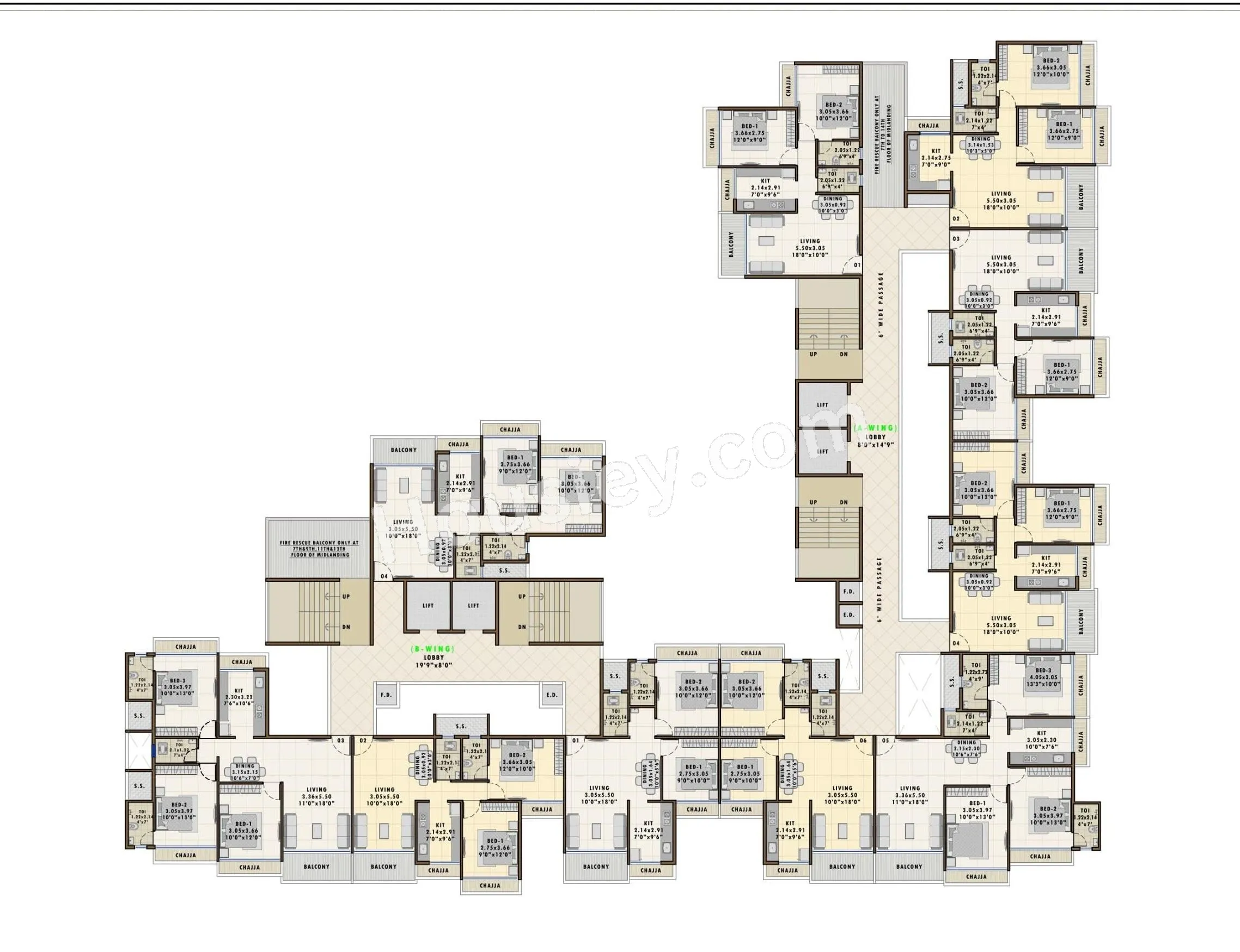 Marquis Royal Palm Floor plan 3