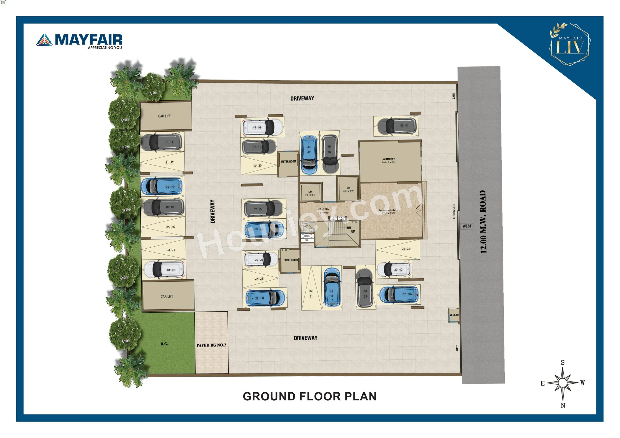 Mayfair LIV Floor plan 1