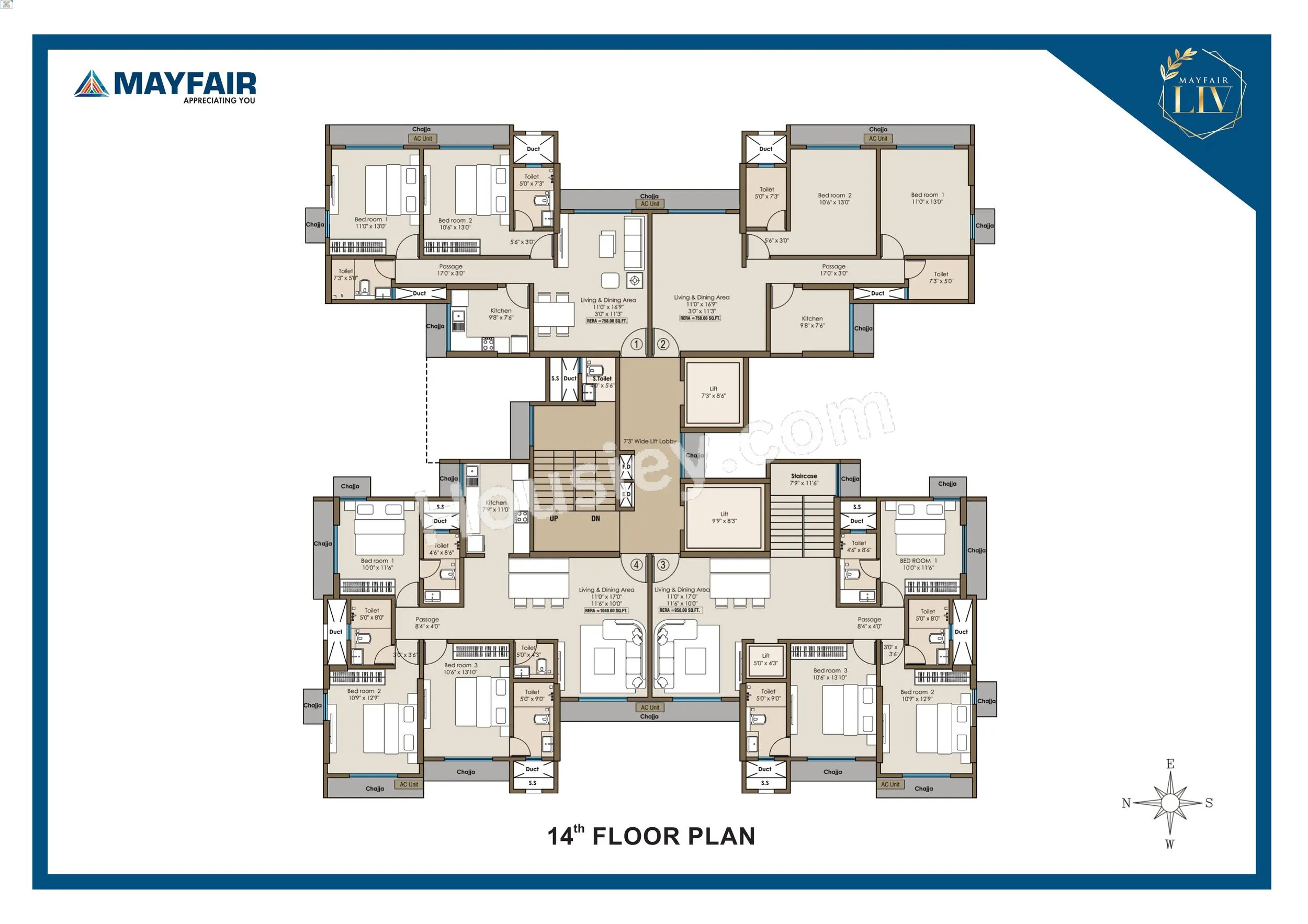 Mayfair LIV Floor plan 4