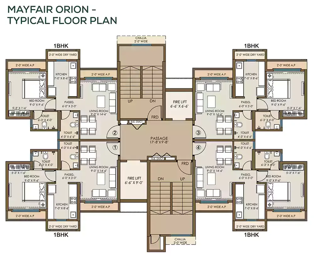 Mayfair Virar Gardens Floor Plan
