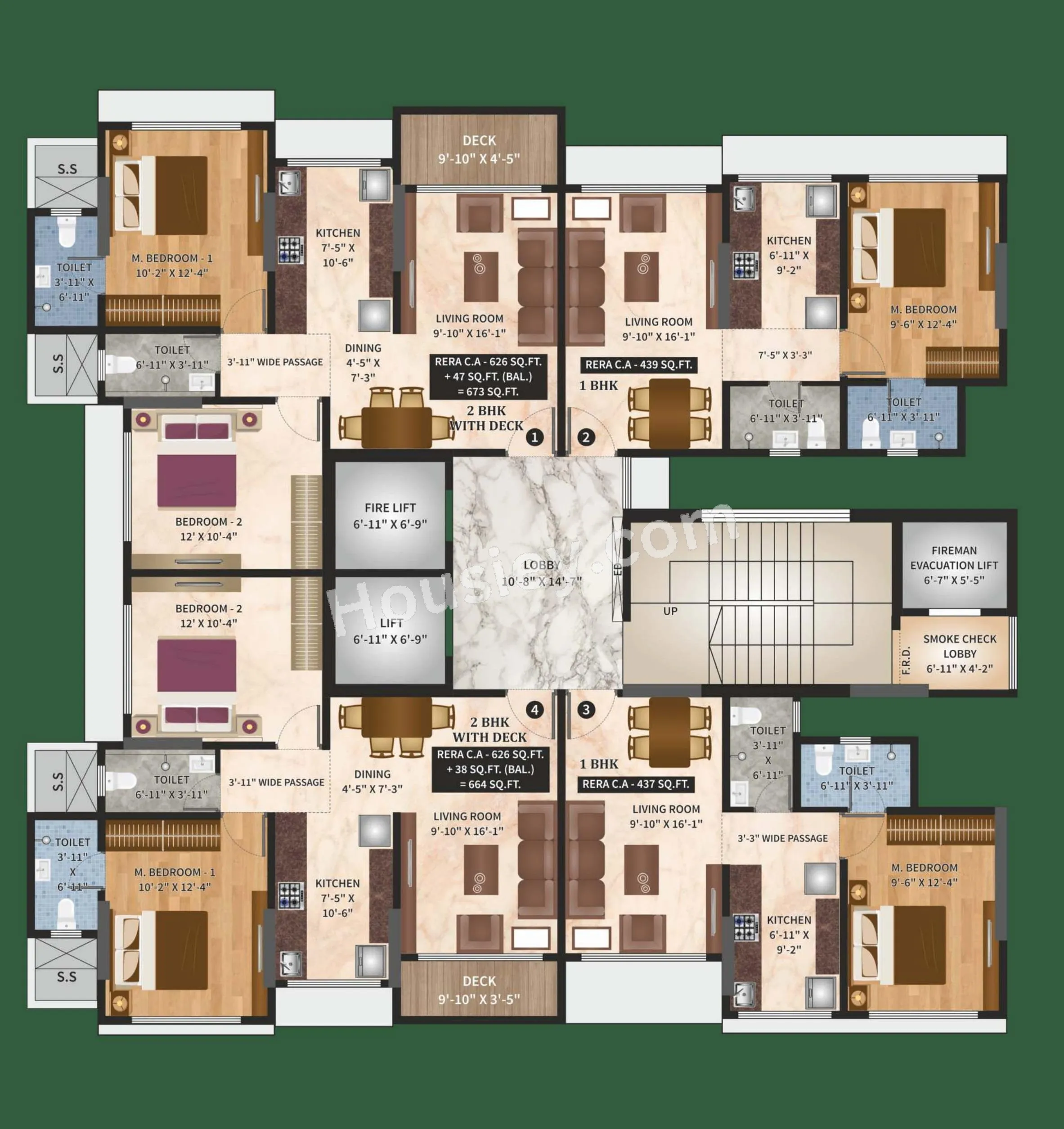 Shreeji Meadows 83 Floor plan 1