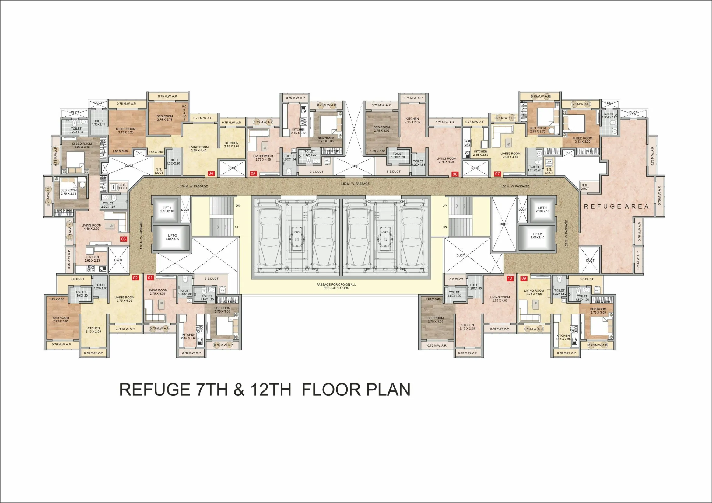 Metro Majestic Floor plan 4