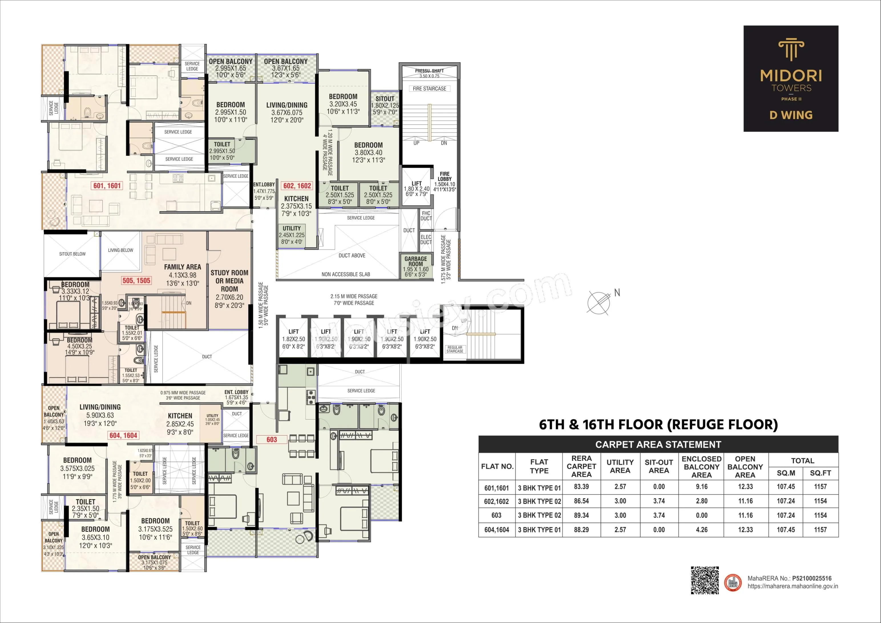 Midori Towers Phase 2 Floor plan 5