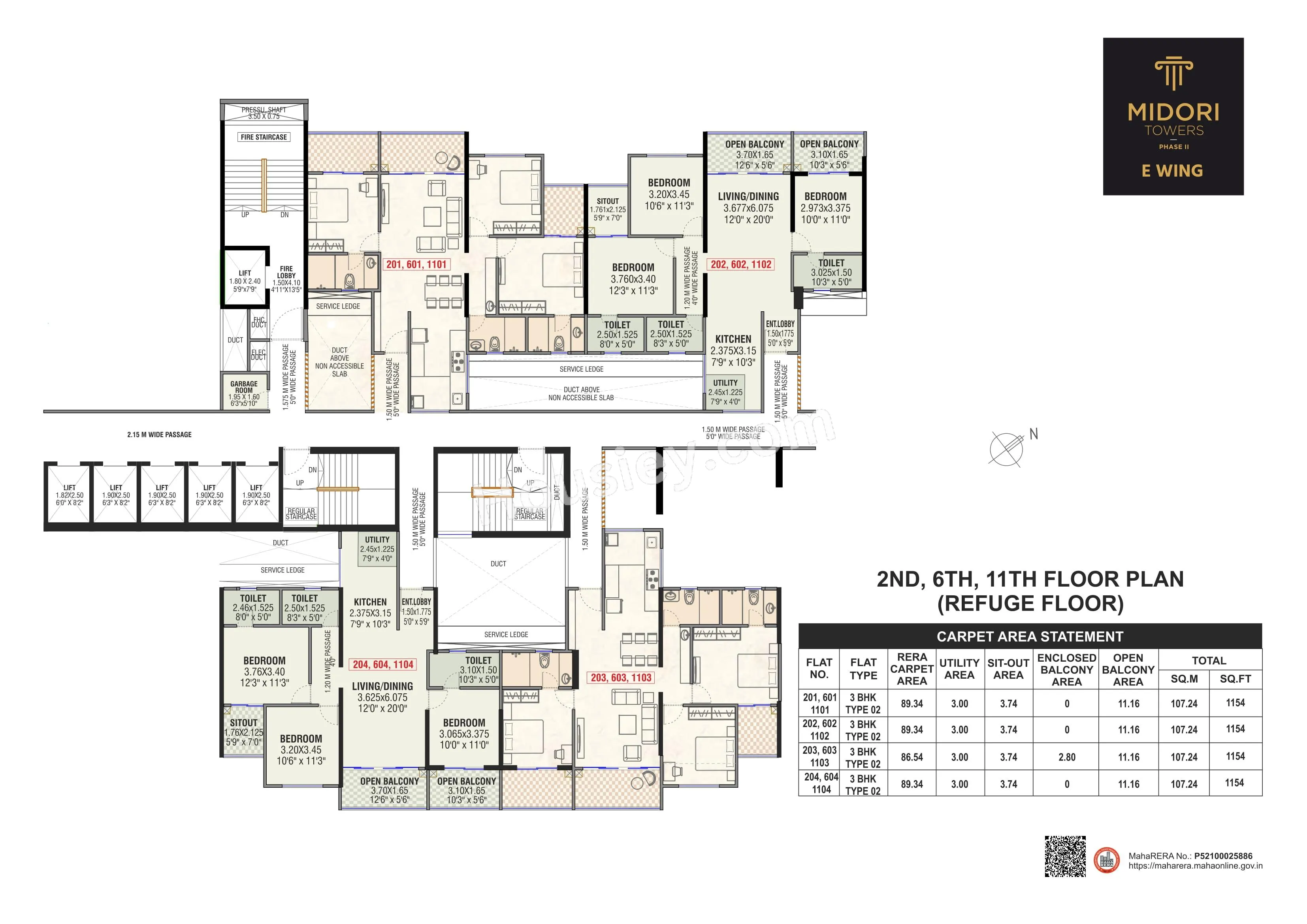 Midori Towers Phase 2 Floor plan 7