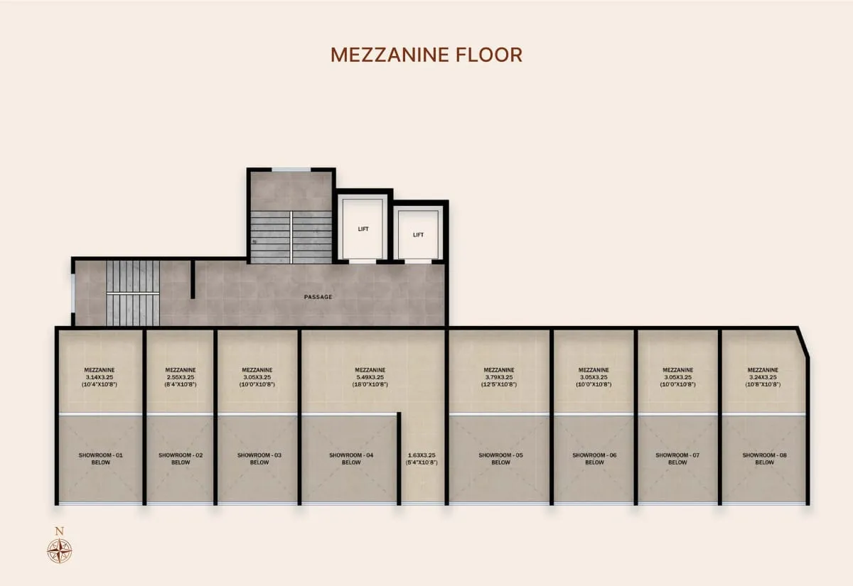 Manav Midtown One Floor plan 2