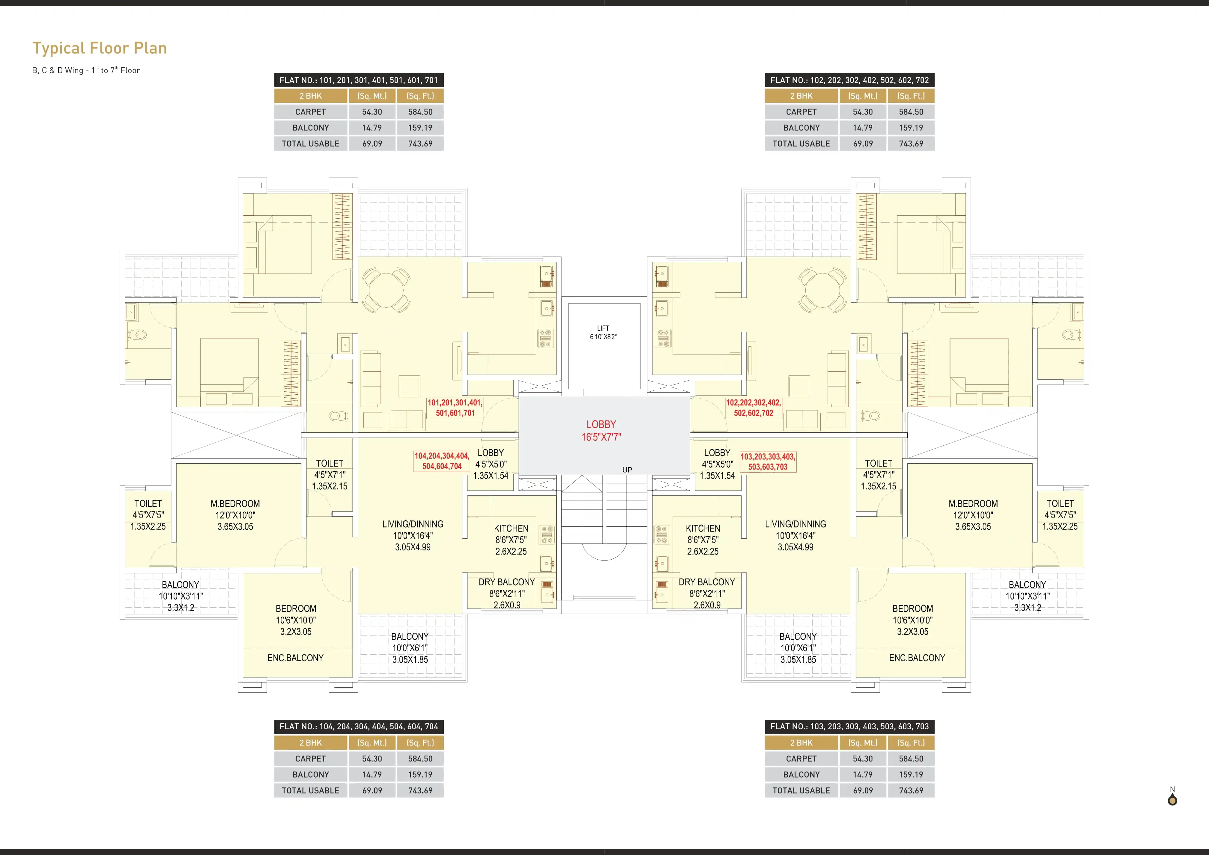 Millennium Atlas Floor plan 1