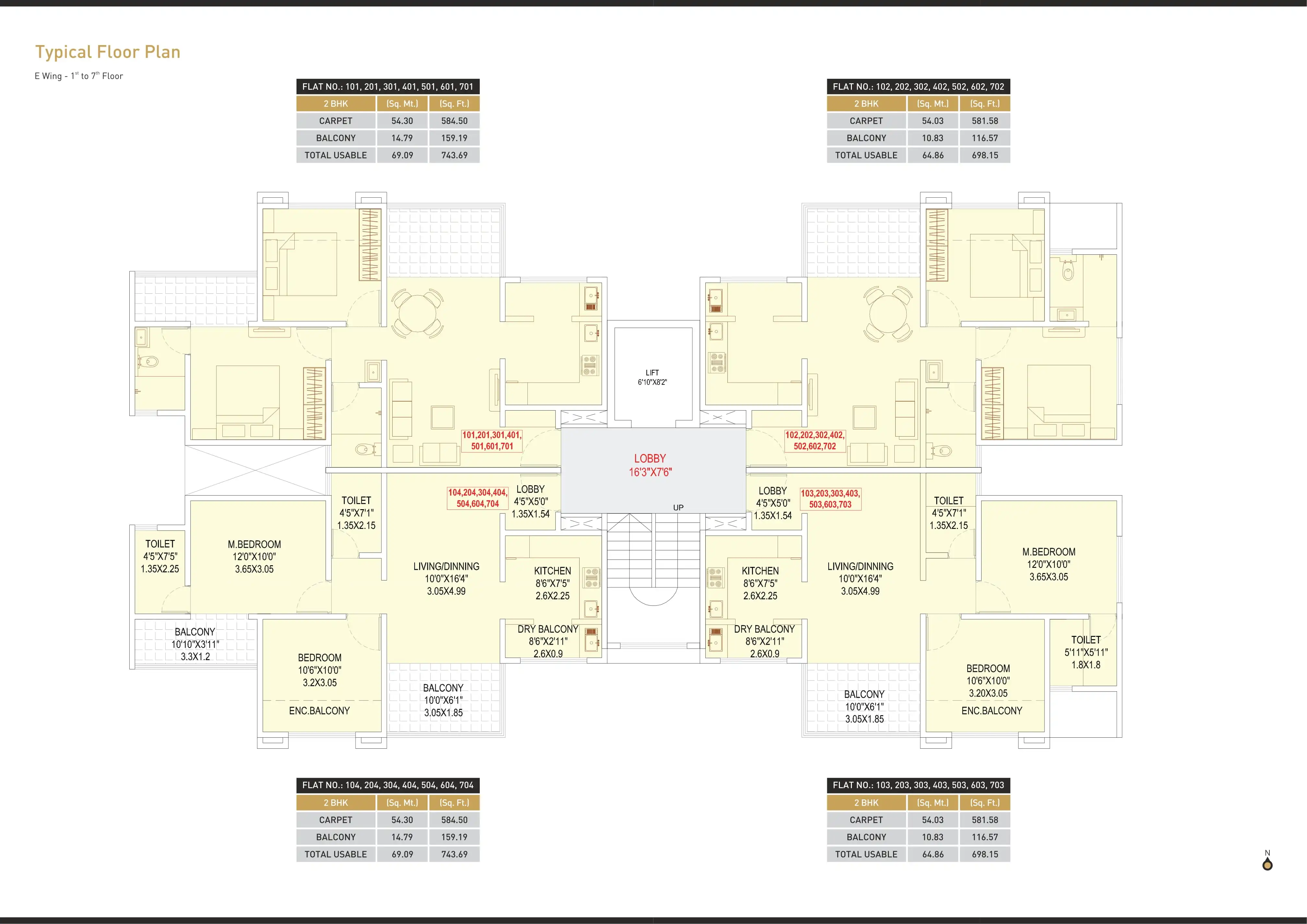 Millennium Atlas Floor plan 2