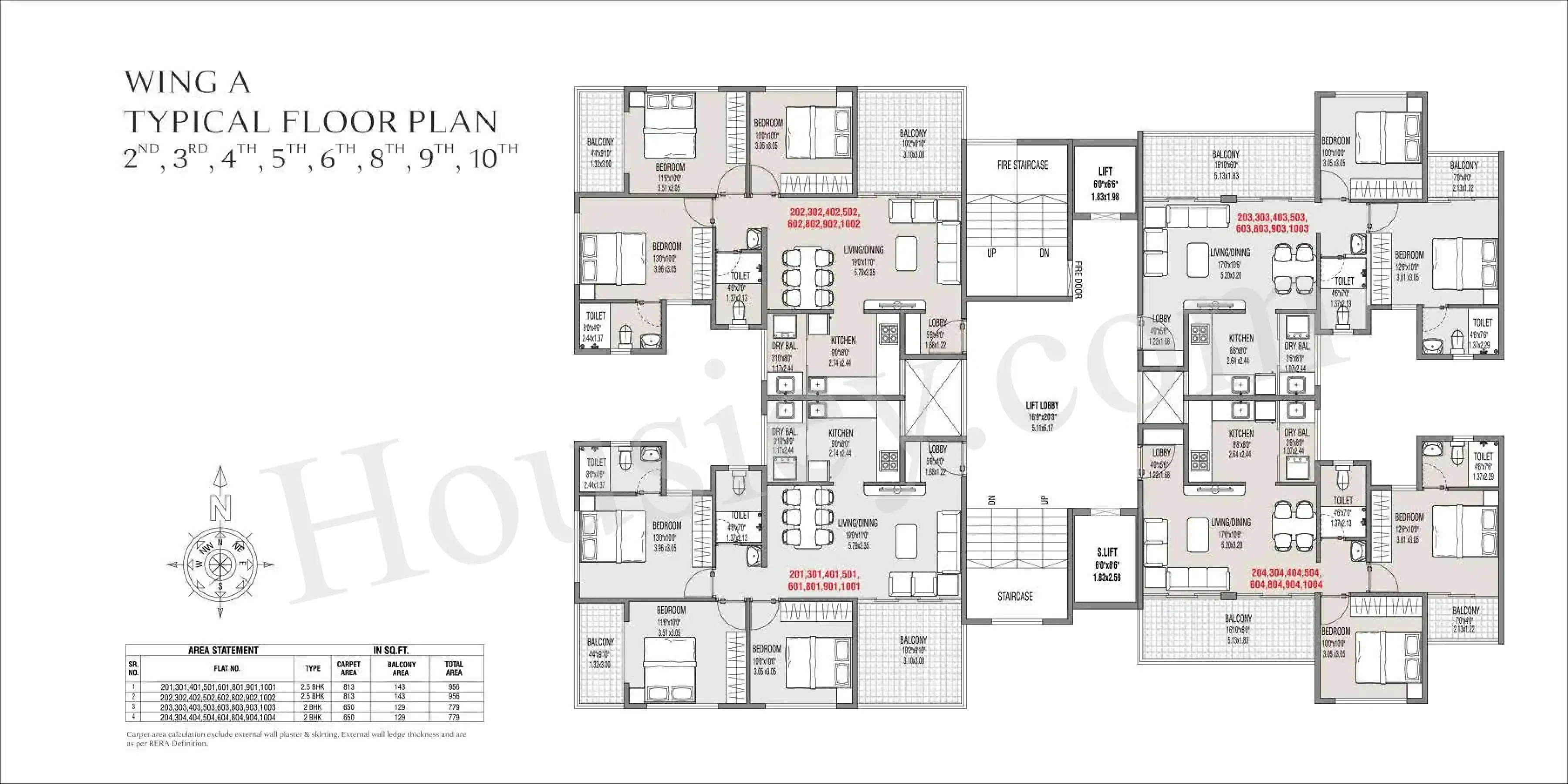 Millennium Pacific Floor plan 4