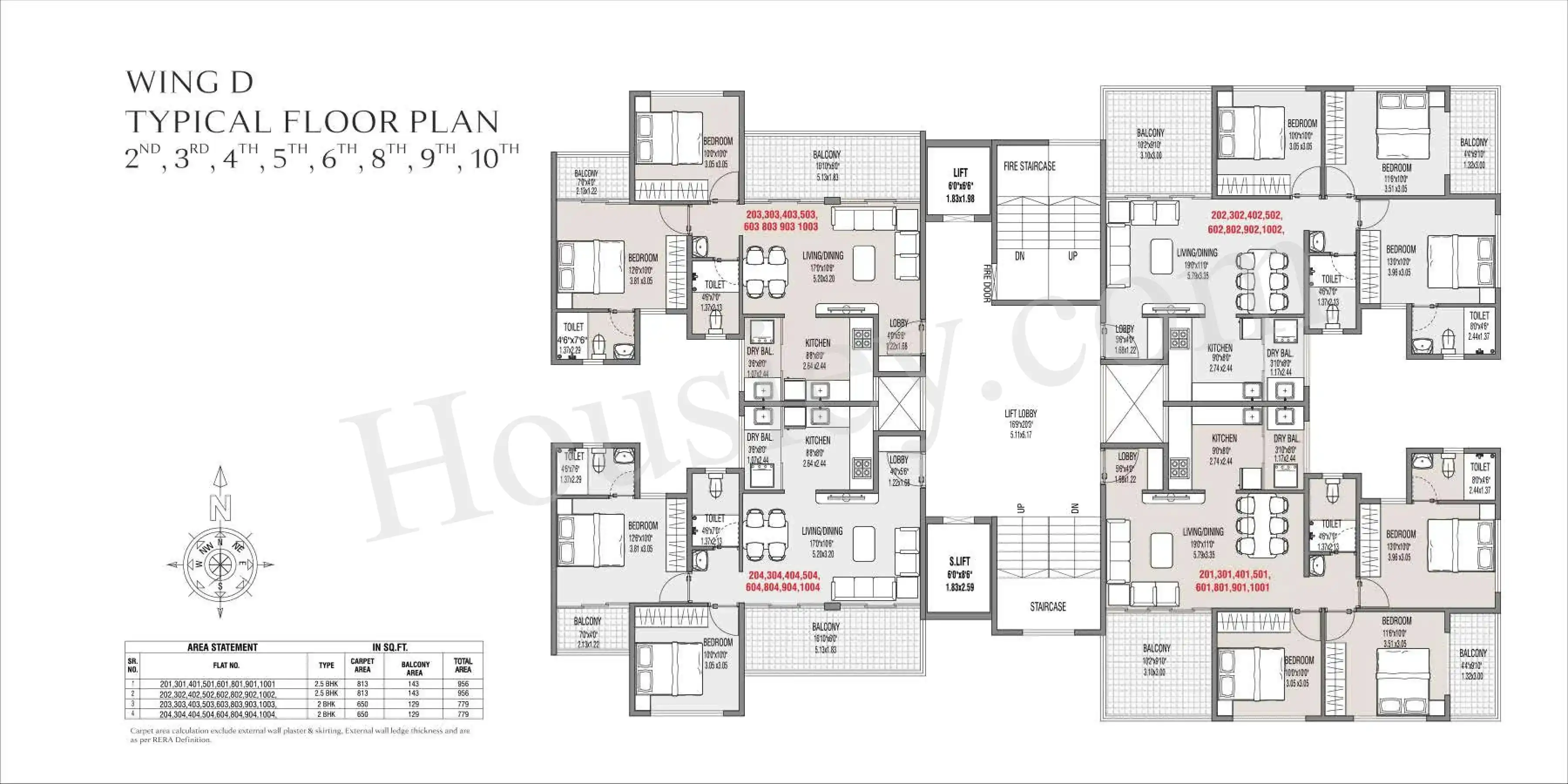 Millennium Pacific Floor plan 2