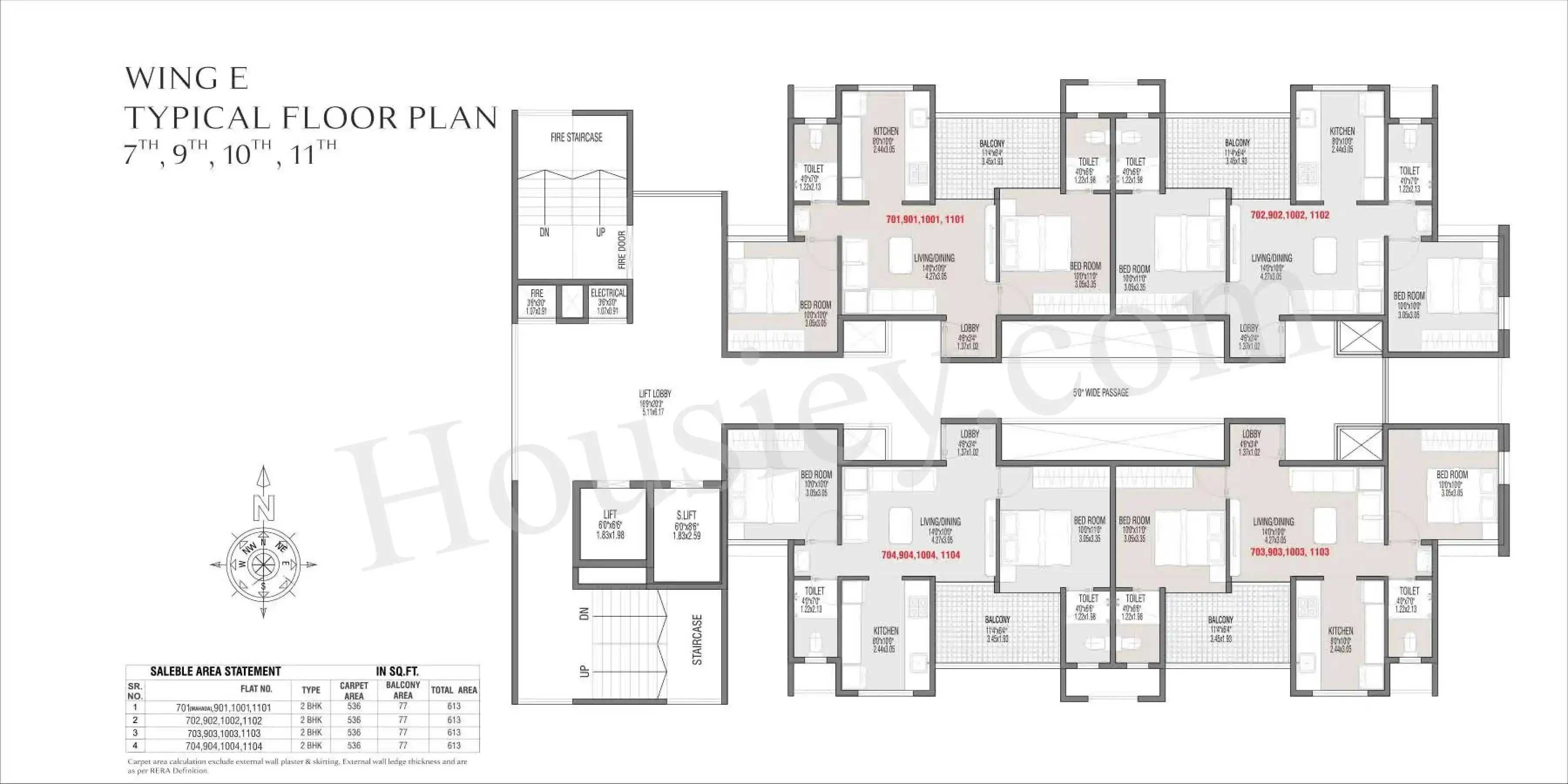 Millennium Pacific Floor plan 3